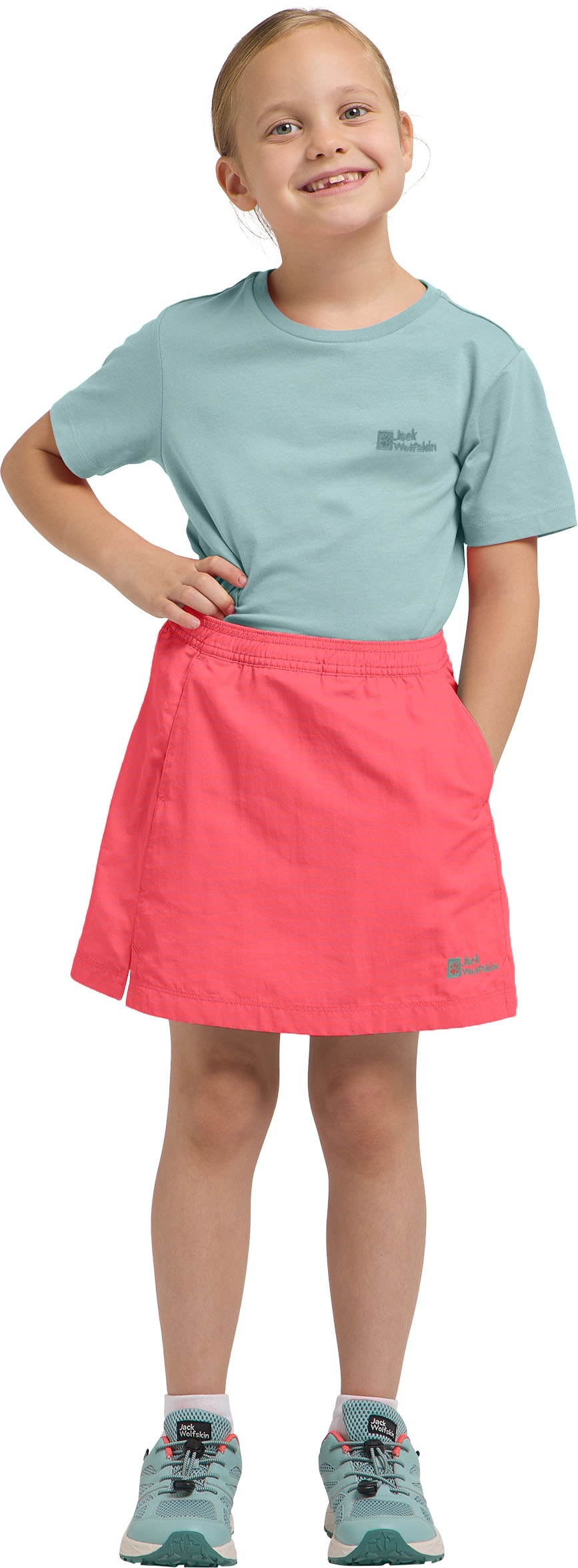 Image of Jack Wolfskin Skort "SUN SKORT G" Skort-Form, mit Eingrifftaschen, schnell trocknend, atmungsaktiv
