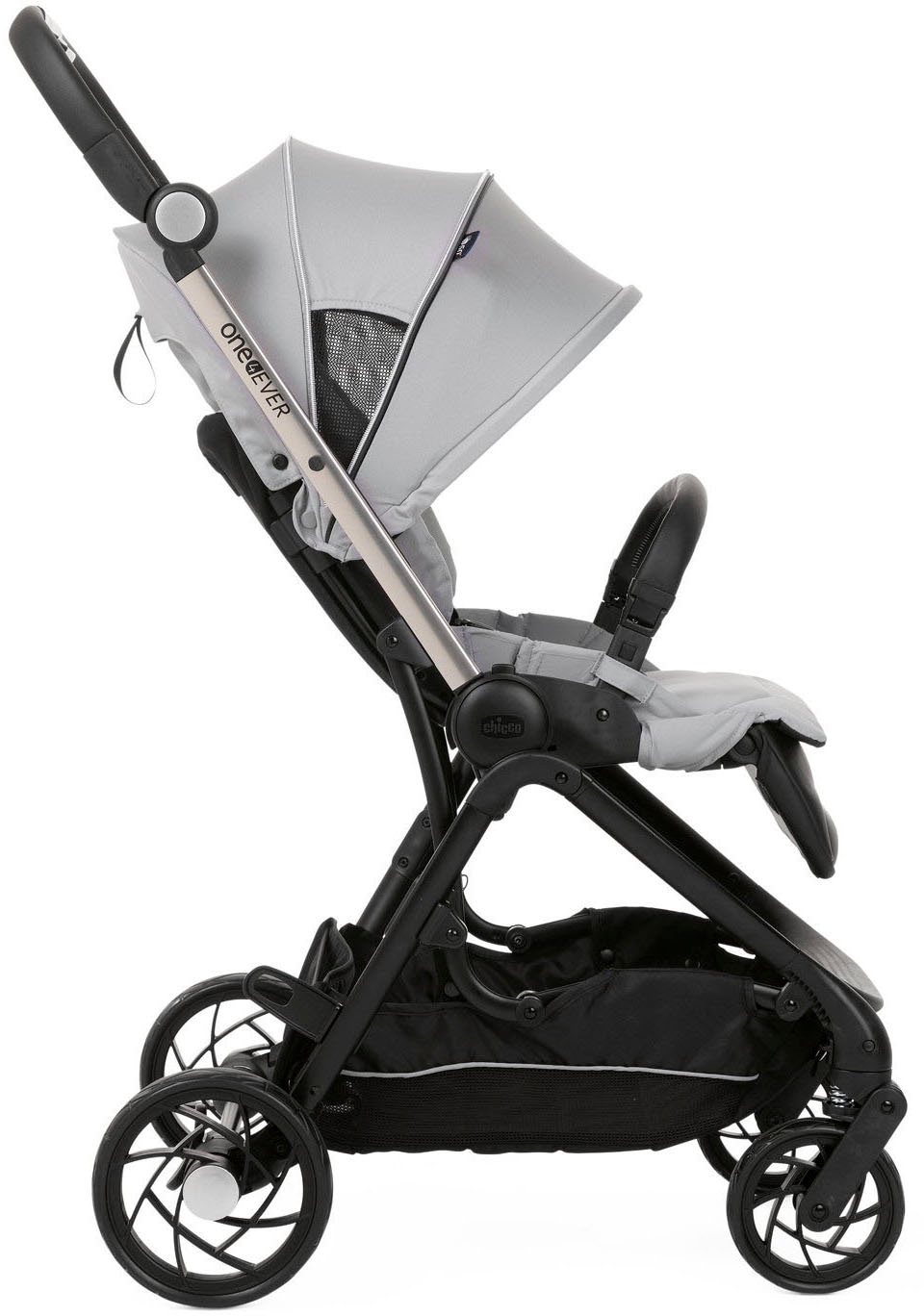 Chicco Kombi-Kinderwagen »Kinderwagen One4ever, silverleaf«, mit zwei Sitzen