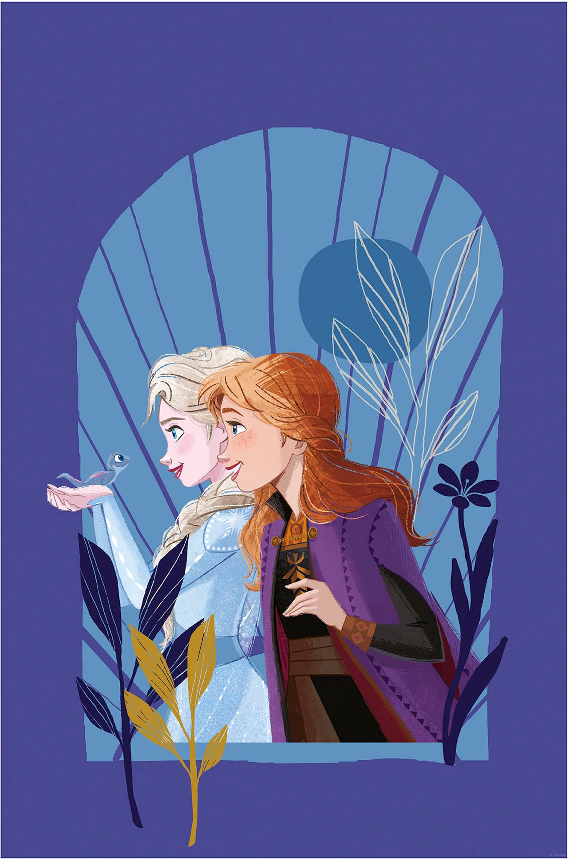 Komar Wandbild »Frozen Mockingbird« Disney Set, 1 Stk. tlg. 40 x 50 cm (Breite x Höhe) - Kinderzimmer, Dekoration