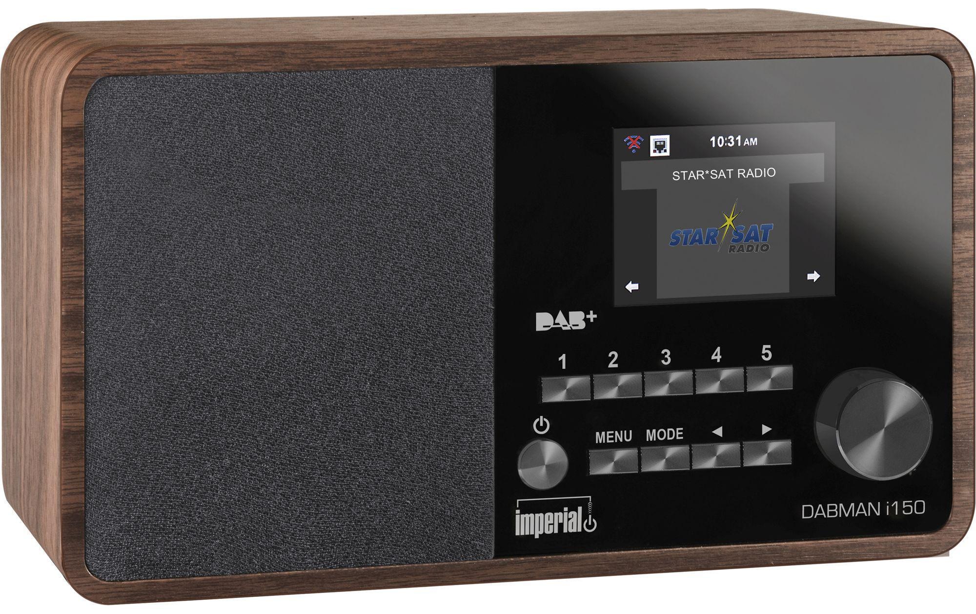 Internet-Radio »Dabman i150 Braun«, (WLAN Digitalradio (DAB+)-Internetradio-FM-Tuner)