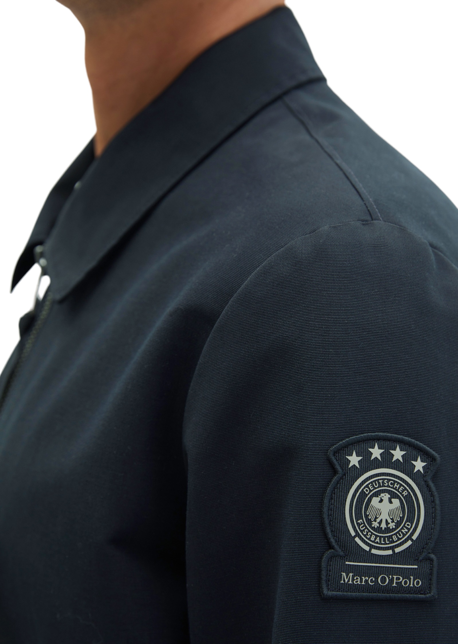 Marc O'Polo Canvasjacke »DFB Travel Collection« aus wasserabweisendem Bio-Baumwoll-Canvas