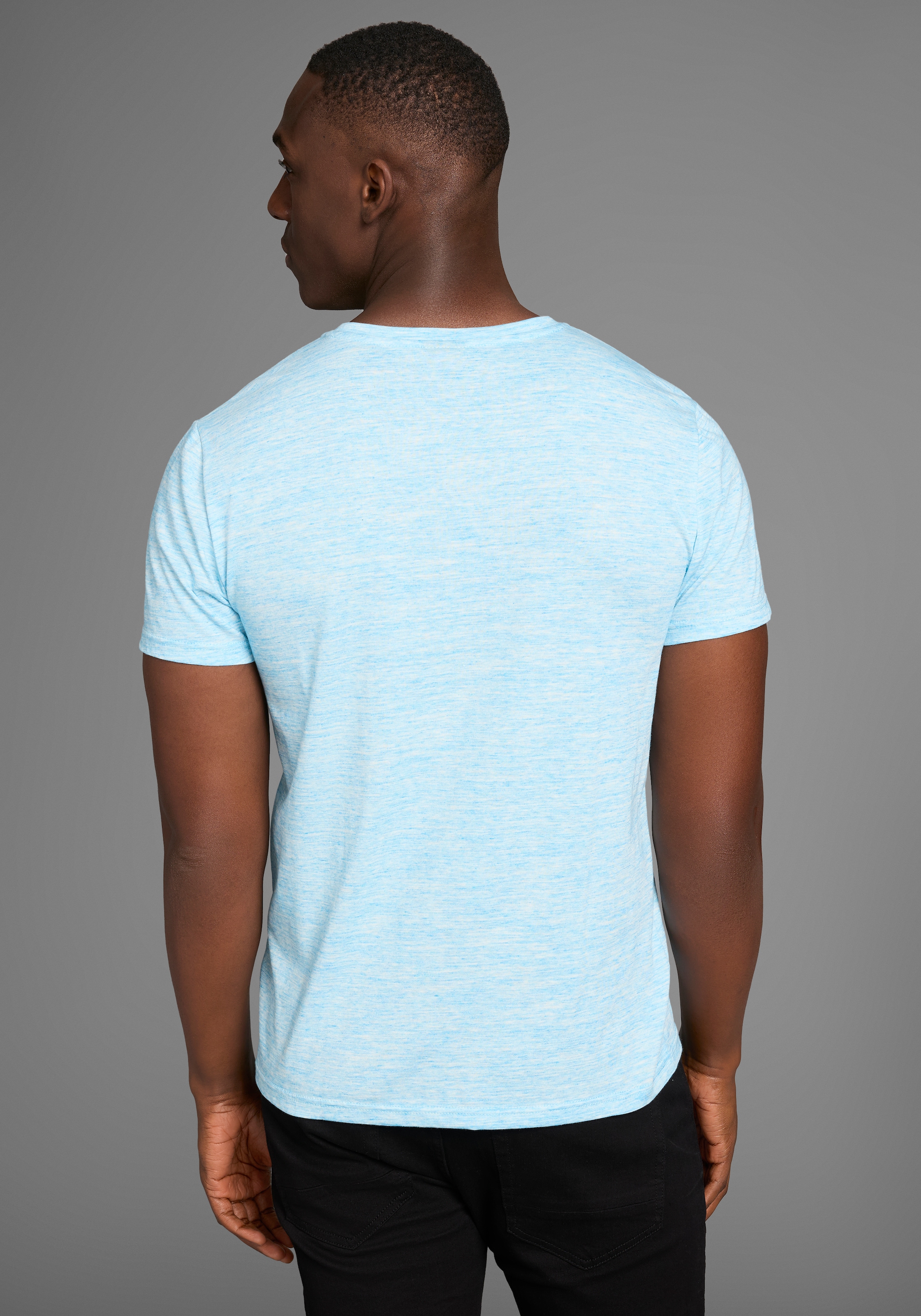 Bruno Banani T-Shirt, Kurzarm, Slim Fit, unifarben, Rundhalsausschnitt