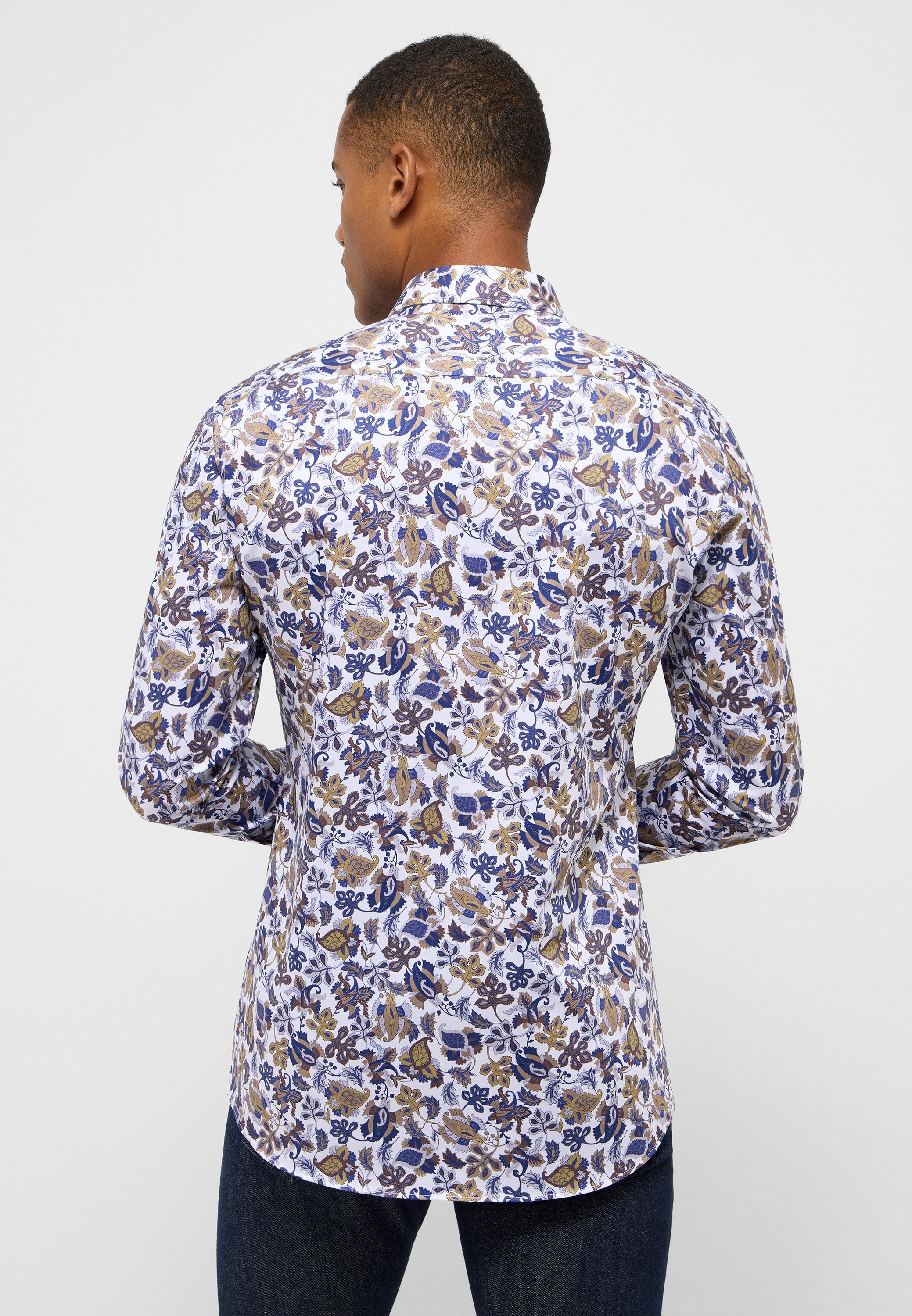 Eterna Langarmhemd »SLIM FIT« NON IRON (bügelfrei)