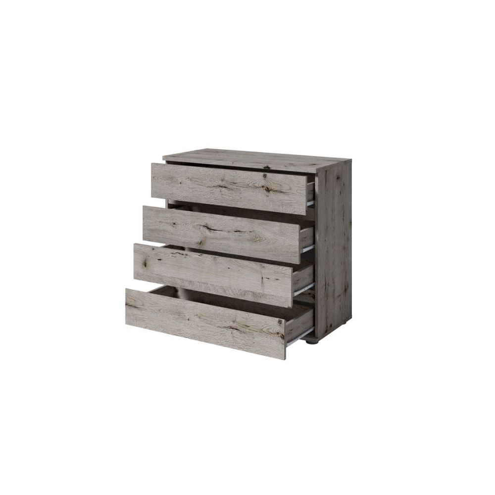 Home affaire Kommode »PRESSAC Sideboard mit 4 Schubladen, Masse B/T/H: 91,5/42/85 cm« Schubladenschrank mit viel Stauraum, in 2 Farben erhältlich