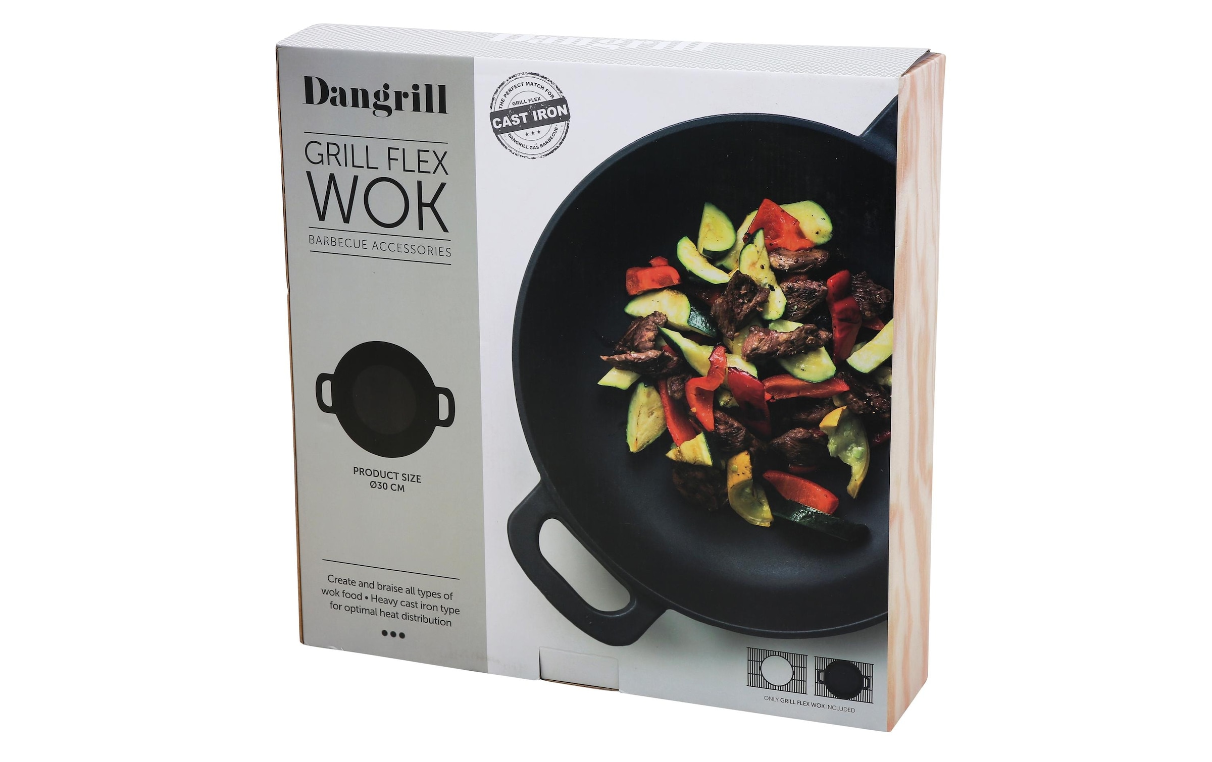 Wok »Grillpfanne«, Eisen