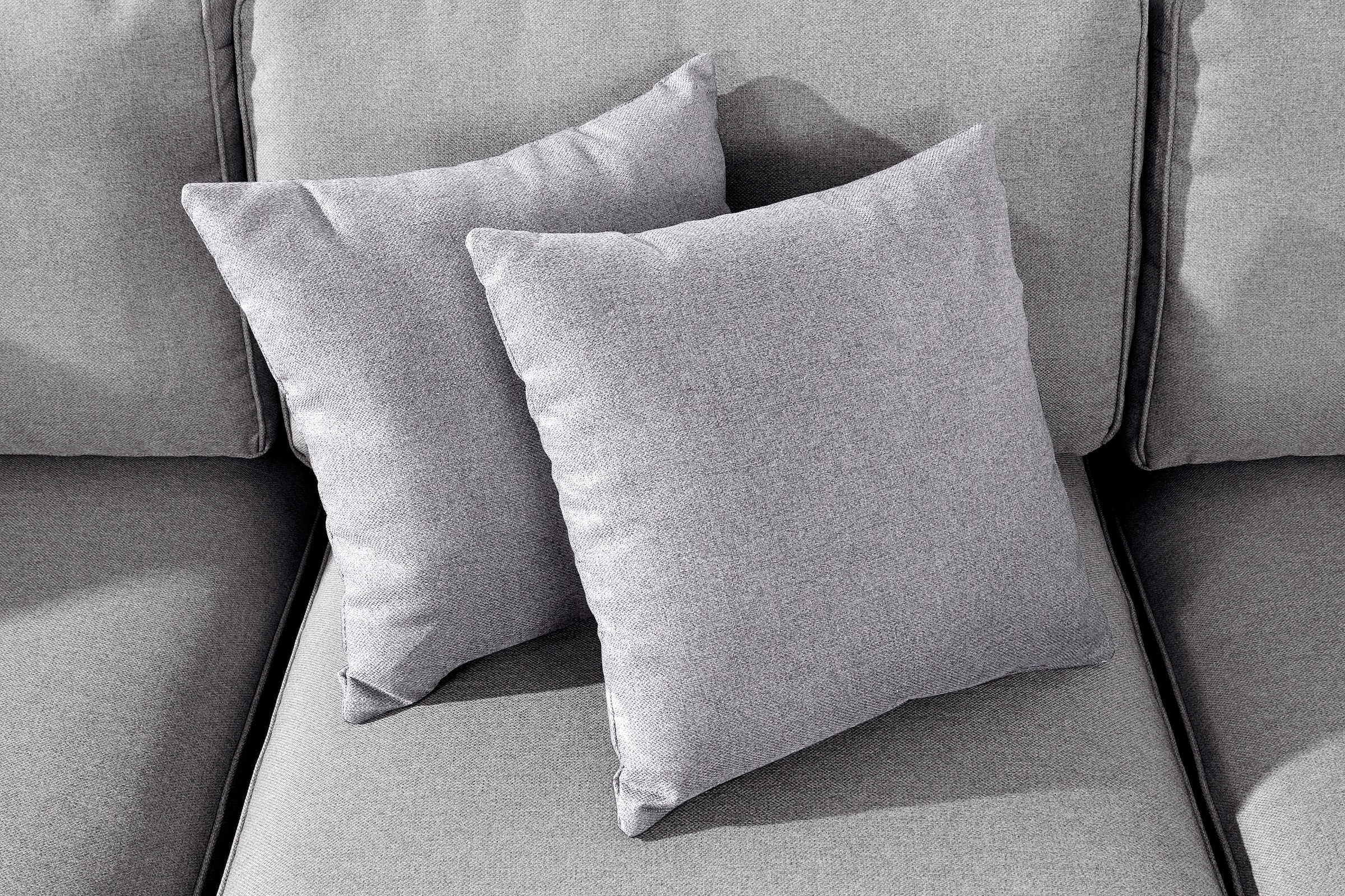 Home affaire Ecksofa »Broughton L-Form« weicher Sitzkomfort, incl. 4 Zierkissen, Keder