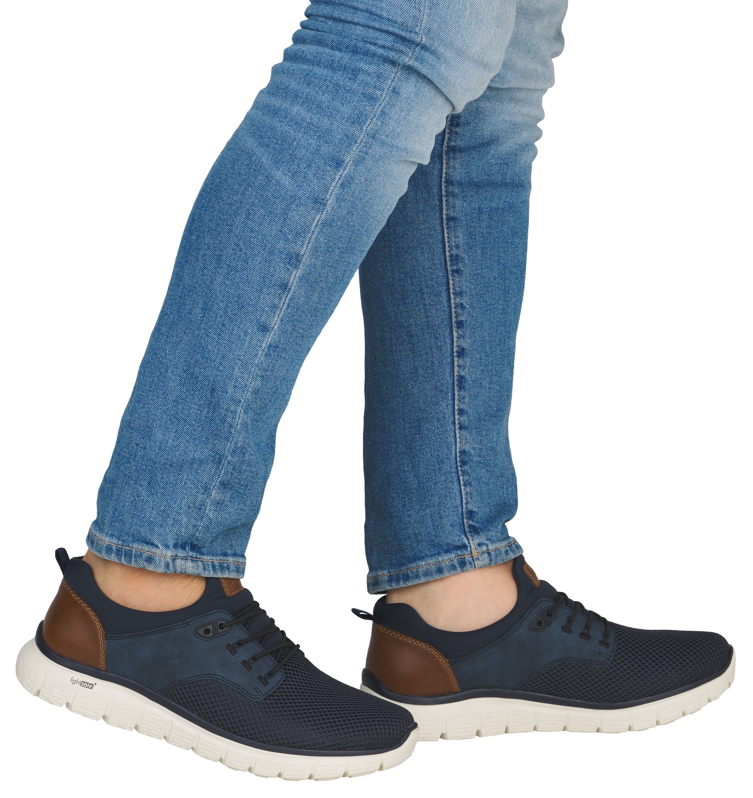 Rieker Baskets slip-on  Trekking Sandale, Sommerschuh, Freizeitschuh mit Gummizug