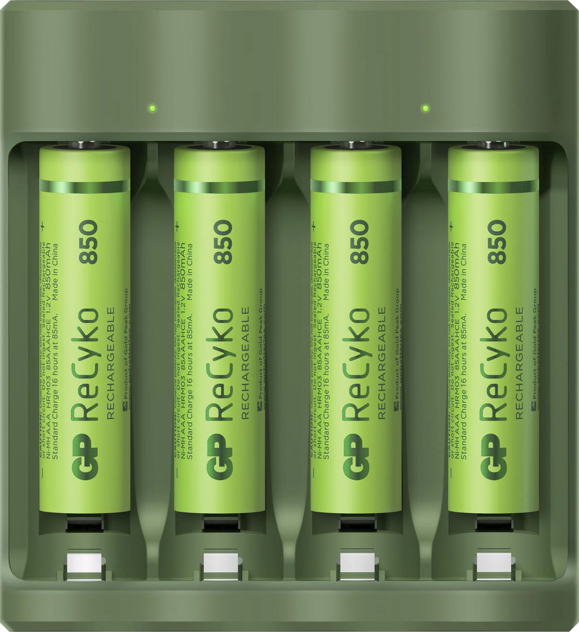 Image of GP Batteries Akku-Ladestation »USB-Akkuladegerät B421 inkl. 4x ReCyko AAA Akkus je 850 mAh« bei Ackermann Versand Schweiz