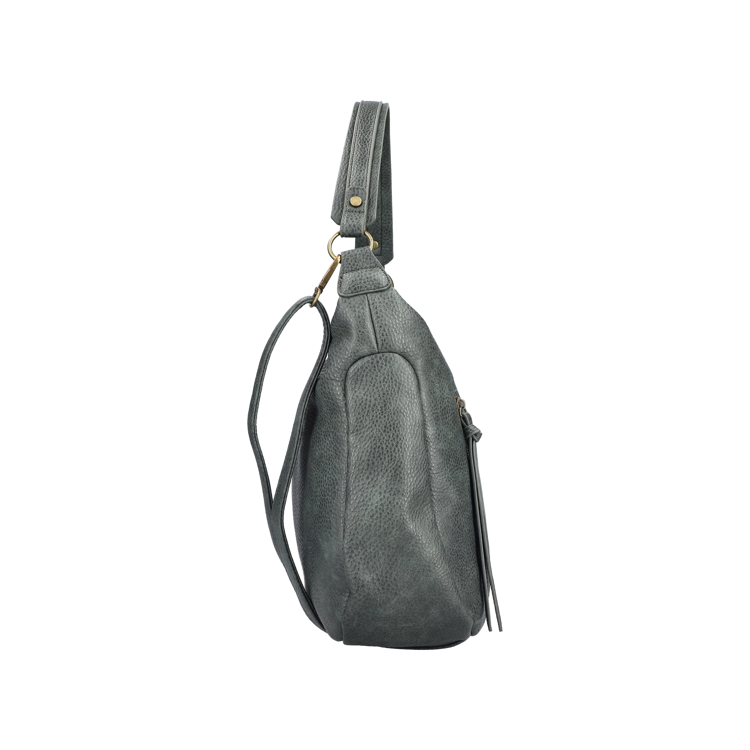 Rieker Handtasche Schultertasche, Damen Umhängetasche mit abnehmbarem Umhängeriemen