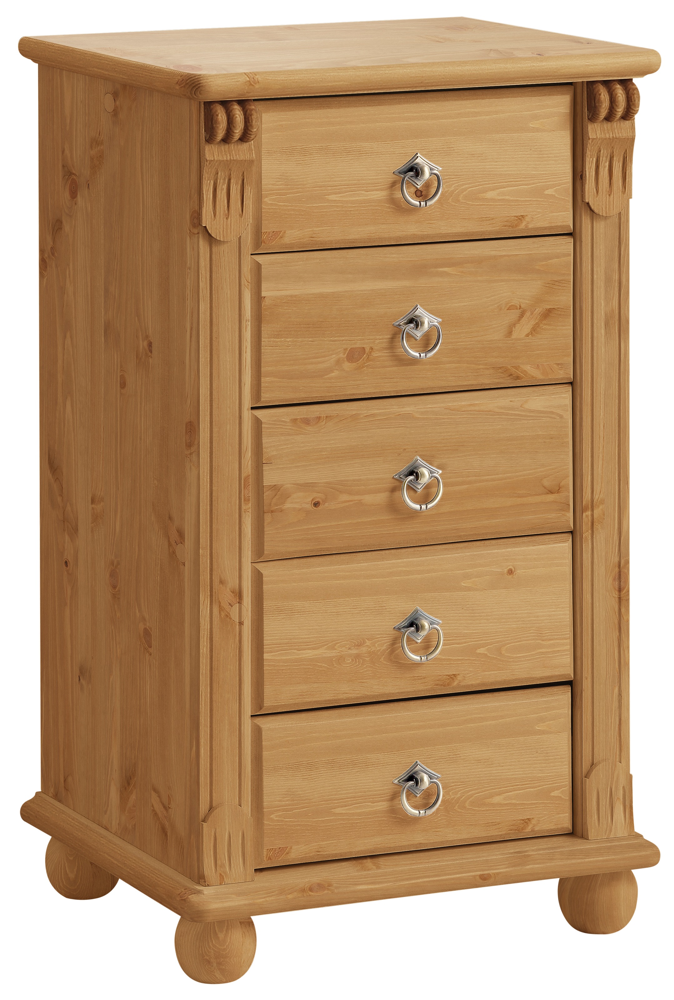Image of Home affaire Schubkastenkommode »Tessin«, Höhe 75 cm, Kiefer massiv mit 4 Schubladen bei Ackermann Versand Schweiz