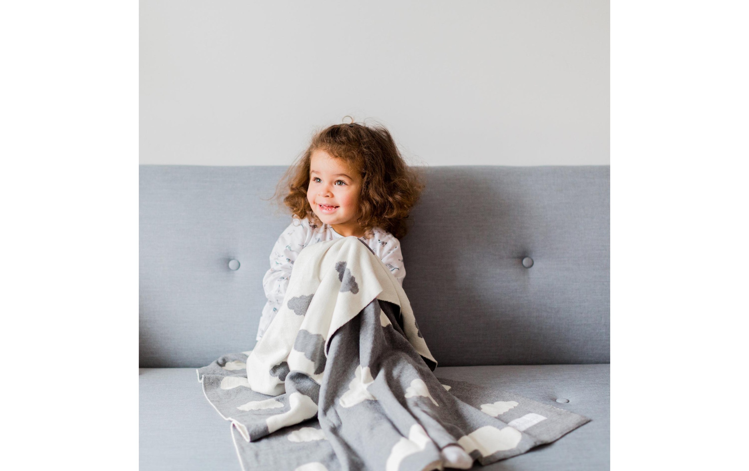 KINDSGUT Babydecke »Wolken 80 x 100 cm«