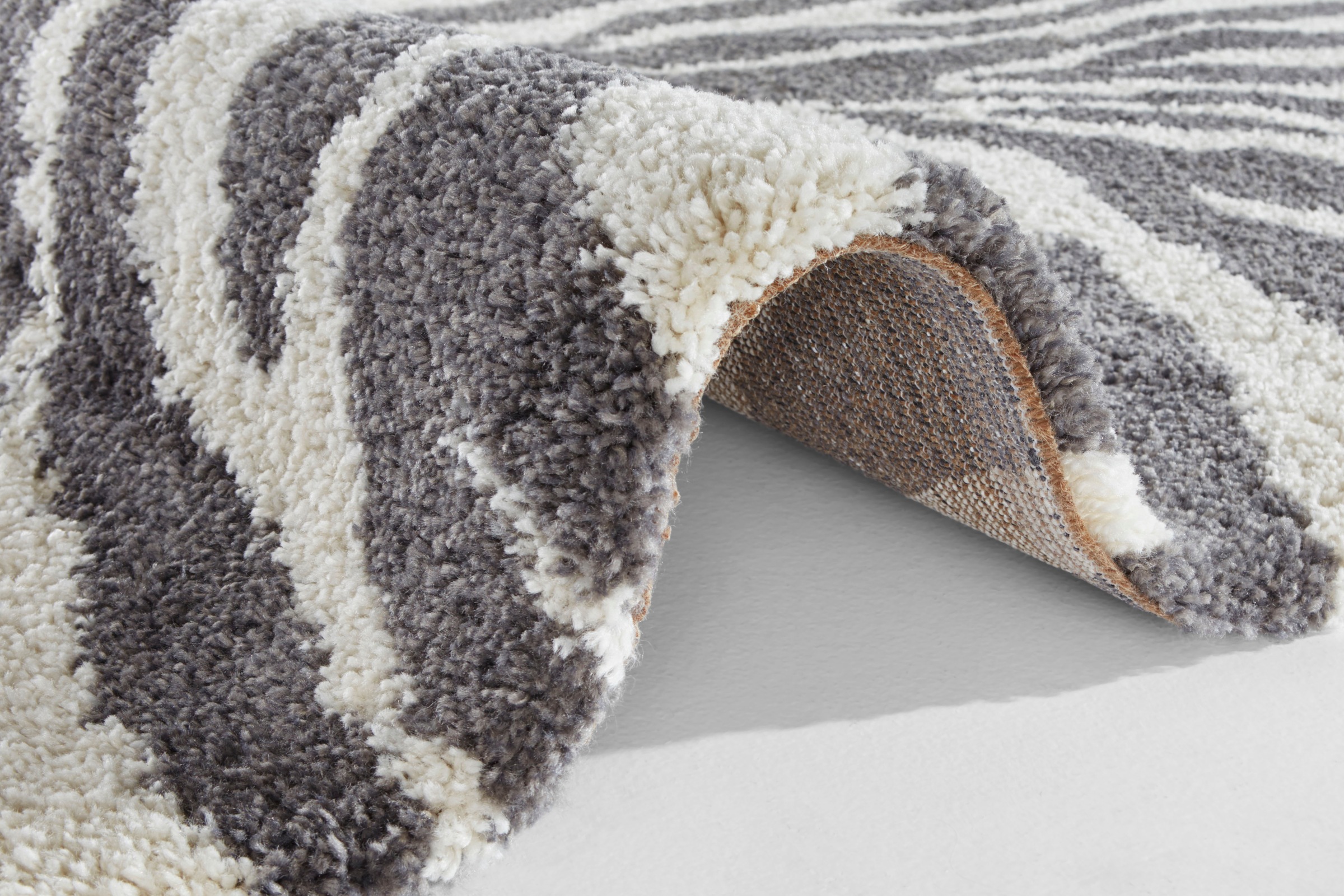 HANSE Home Hochflor-Teppich »Desert«, rechteckig, 35 mm Höhe, Zebra Design, besonders weich durch Microfaser, Robust, Pflegeleicht