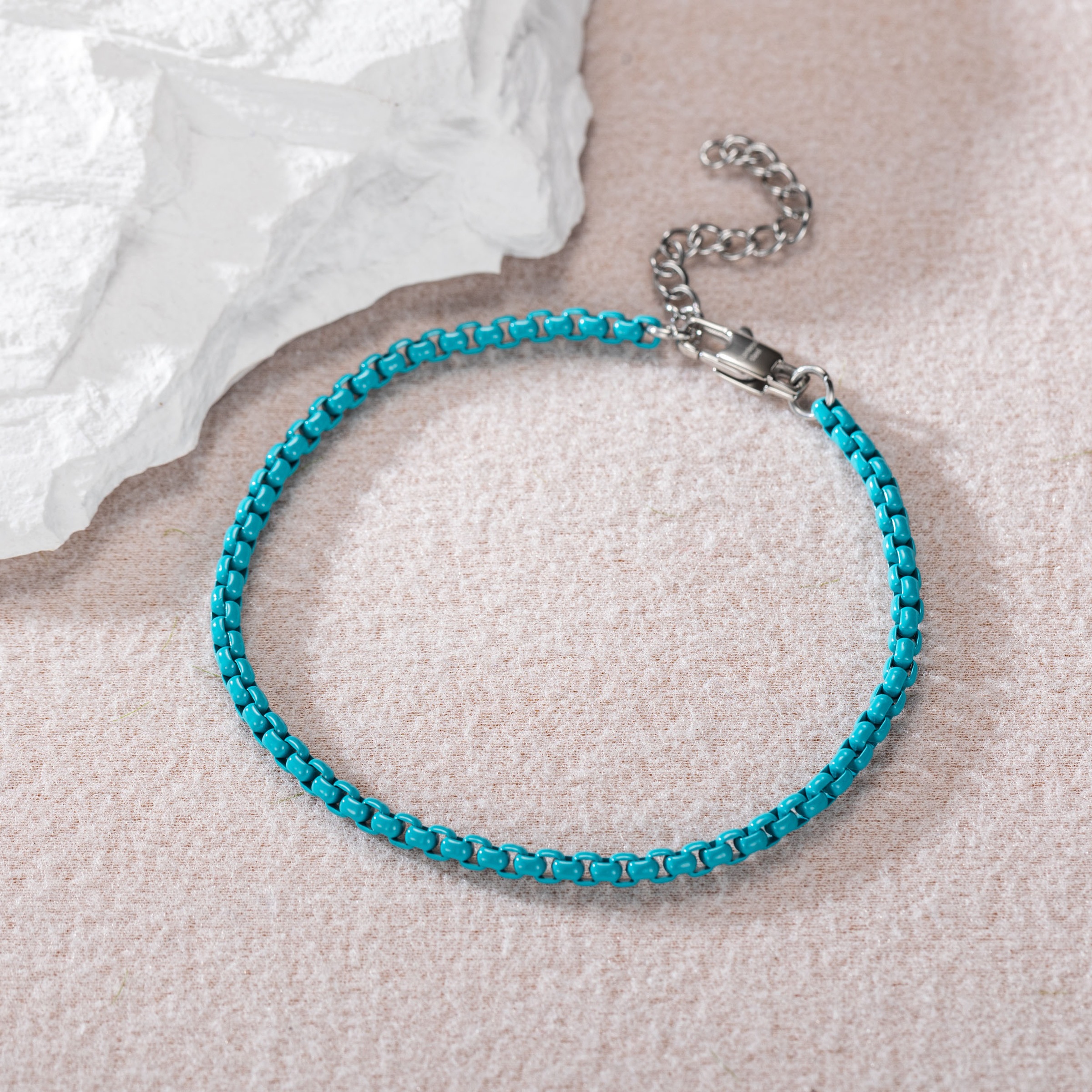 Firetti Fusskette »Schmuck Geschenk Edelstahl Fussschmuck Venezianerkette Color«