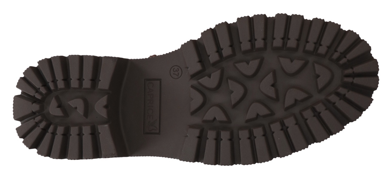 Caprice Winterstiefel, Blockabsatz, Stiefel, Langschaftstiefel in bequemer Weite