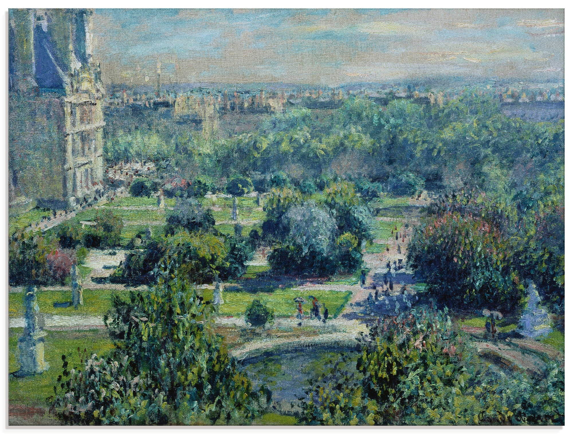 Image of Artland Glasbild »Die Tuilerien in Paris. 1876«, Europa, (1 St.) bei Ackermann Versand Schweiz