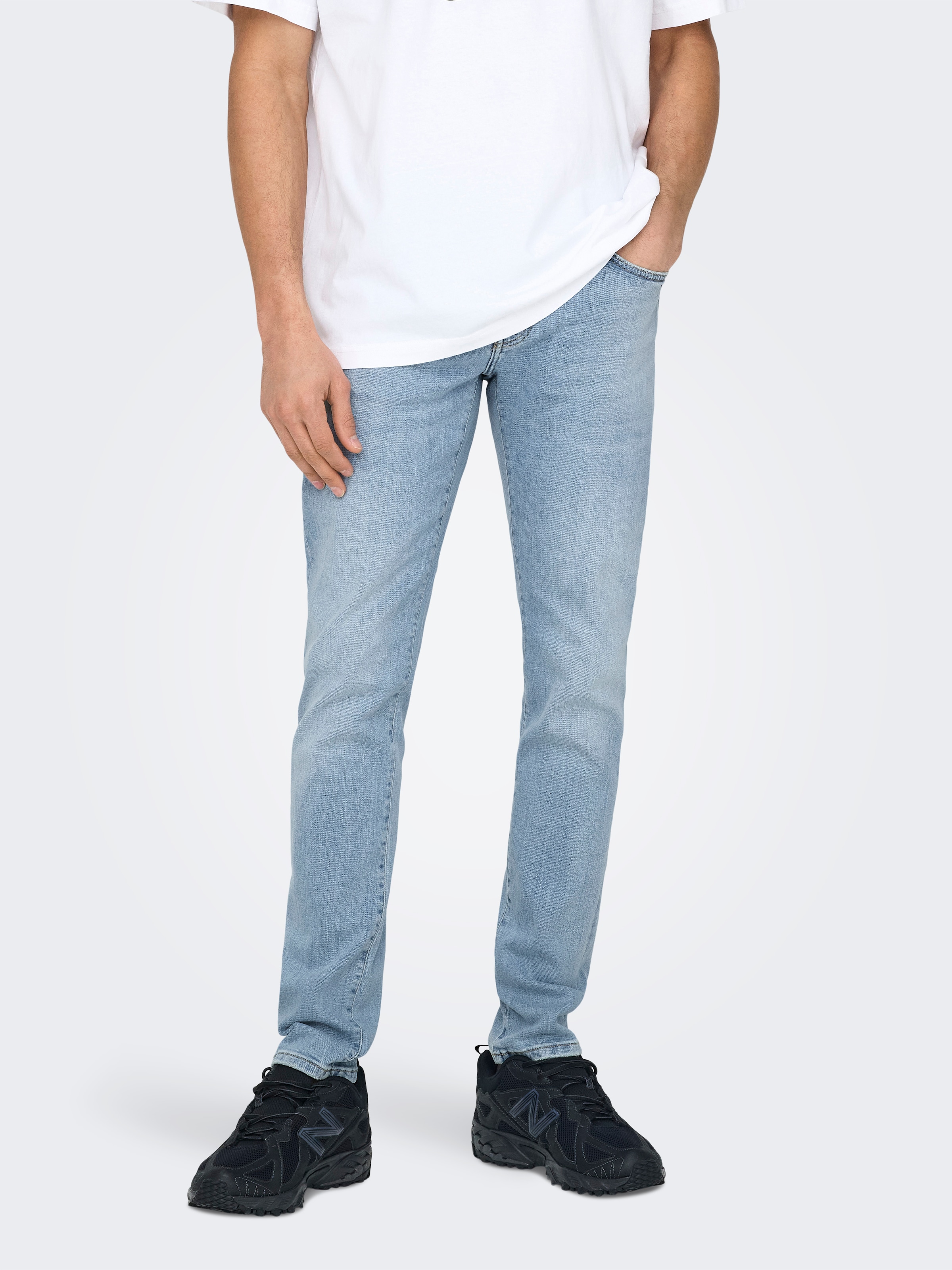 Image of ONLY & SONS Slim-fit-Jeans "ONSLOOM SLIM JAX DBD 9138 DCC DNM NOOS"