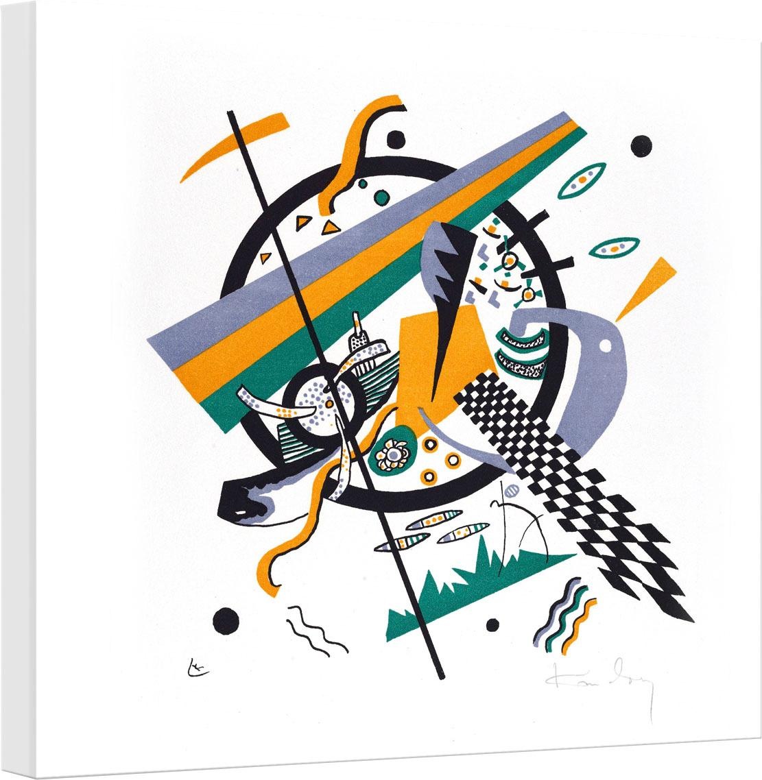 Image of Wall-Art Leinwandbild »Kandinsky - Kleine Welten 4« bei Ackermann Versand Schweiz