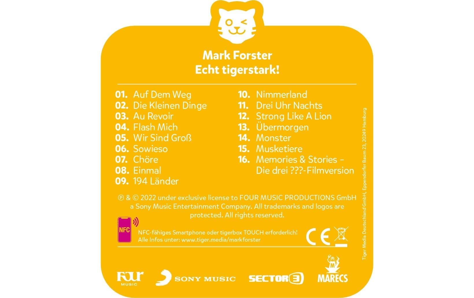TigerMedia Haut-parleur »Mark Forster« ( )