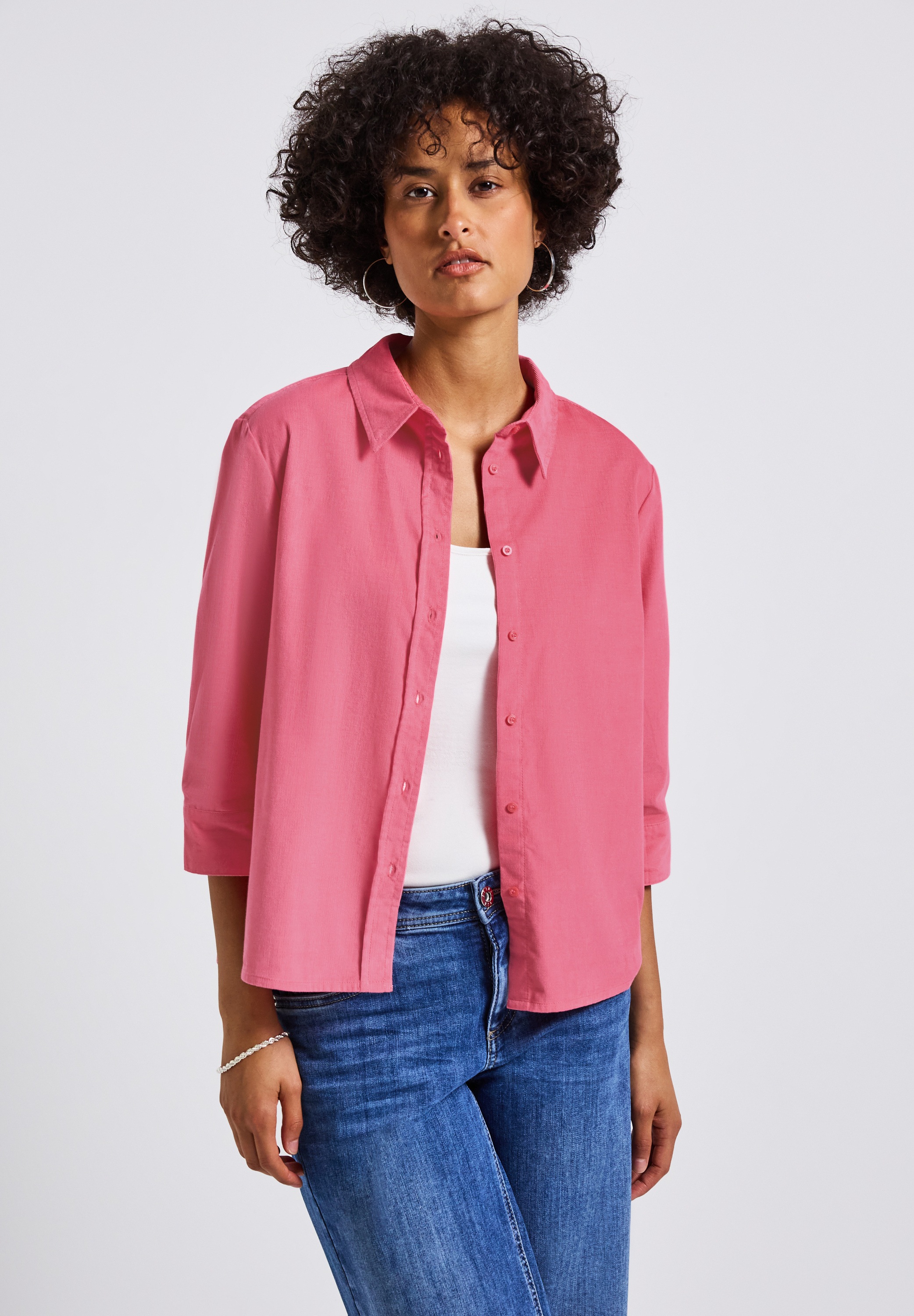 Image of STREET ONE Hemdbluse mit Bündchen