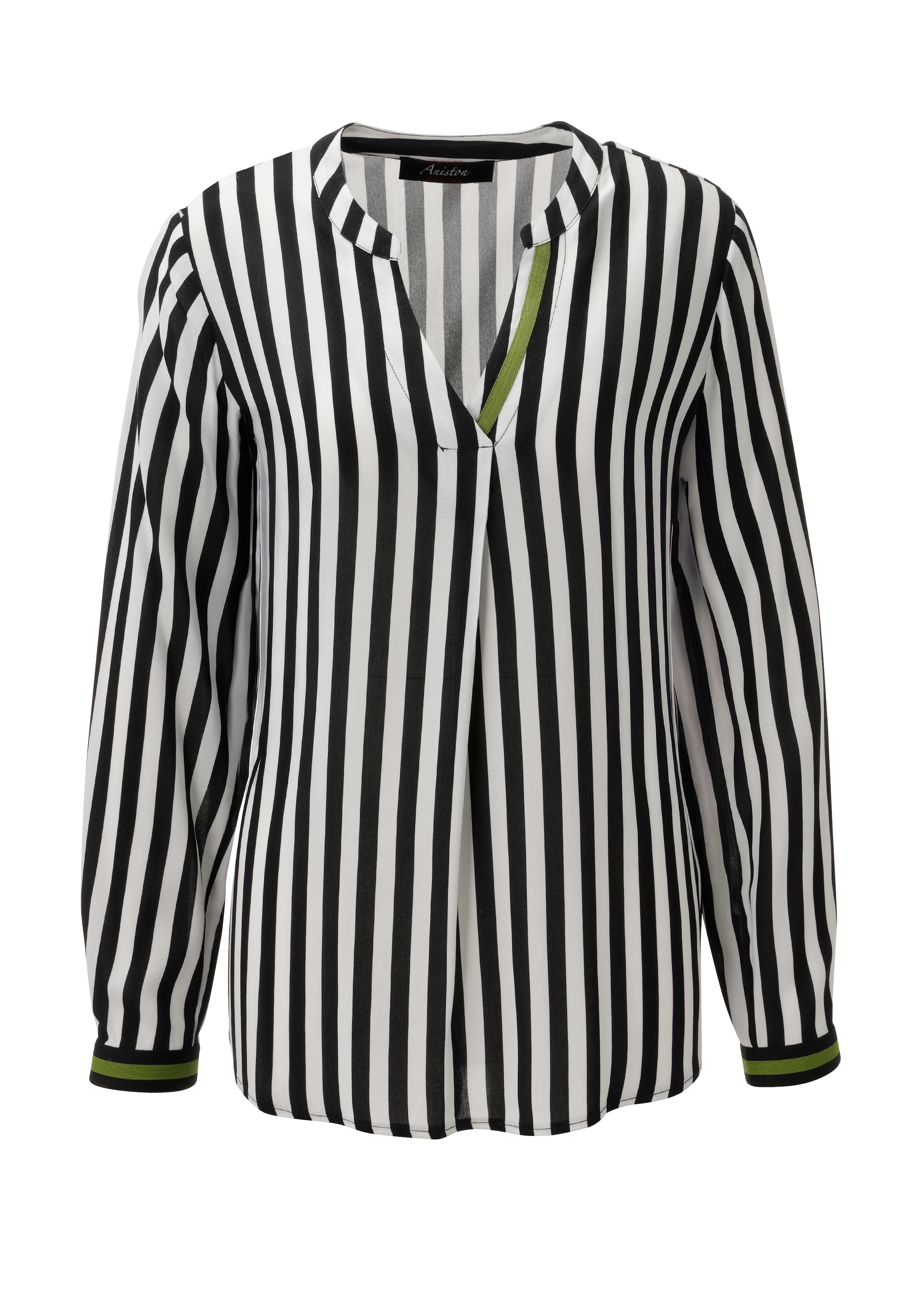 Aniston CASUAL Blouse à enfiler imprimé rayé - NOUVELLE COLLECTION