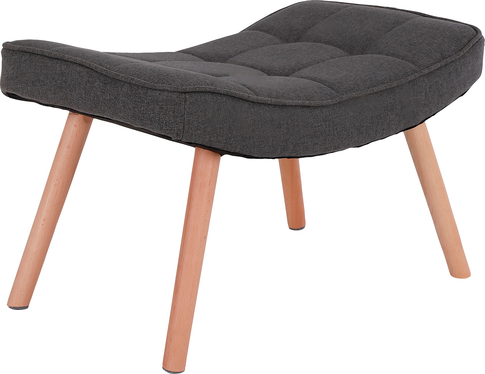 Image of byLIVING Fusshocker »Adam«, (1 St.), Füsse Buche massiv, mit Knopfsteppung bei Ackermann Versand Schweiz