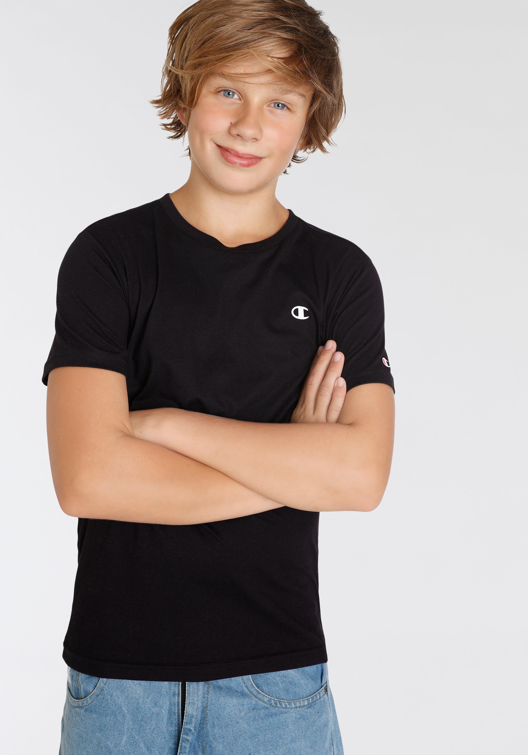 Champion T-Shirt »Basic 2pack Crew-Neck - für Kinder«