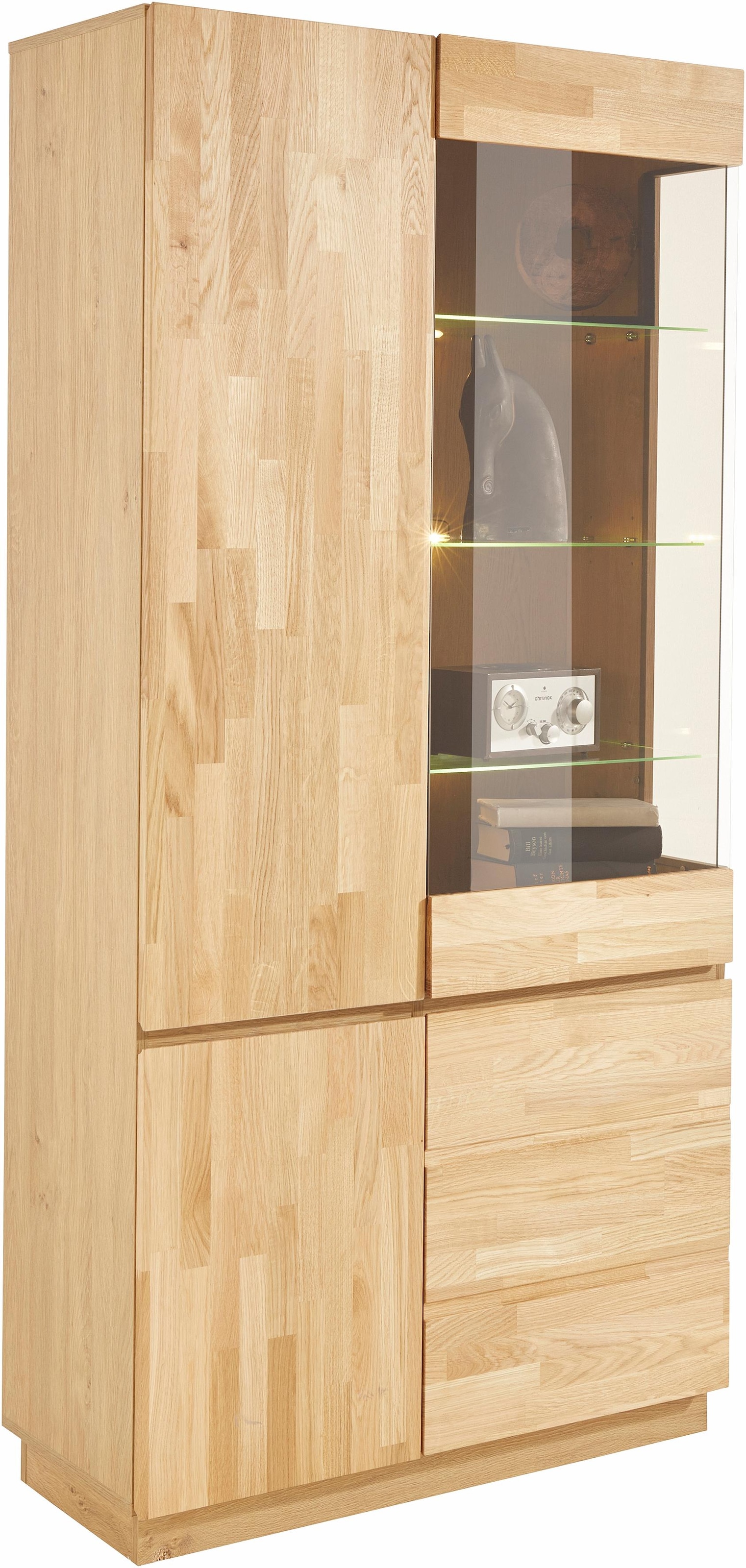 Home affaire Vitrine, Höhe 184 cm, teilmassiv, FSC®-zertifiziert