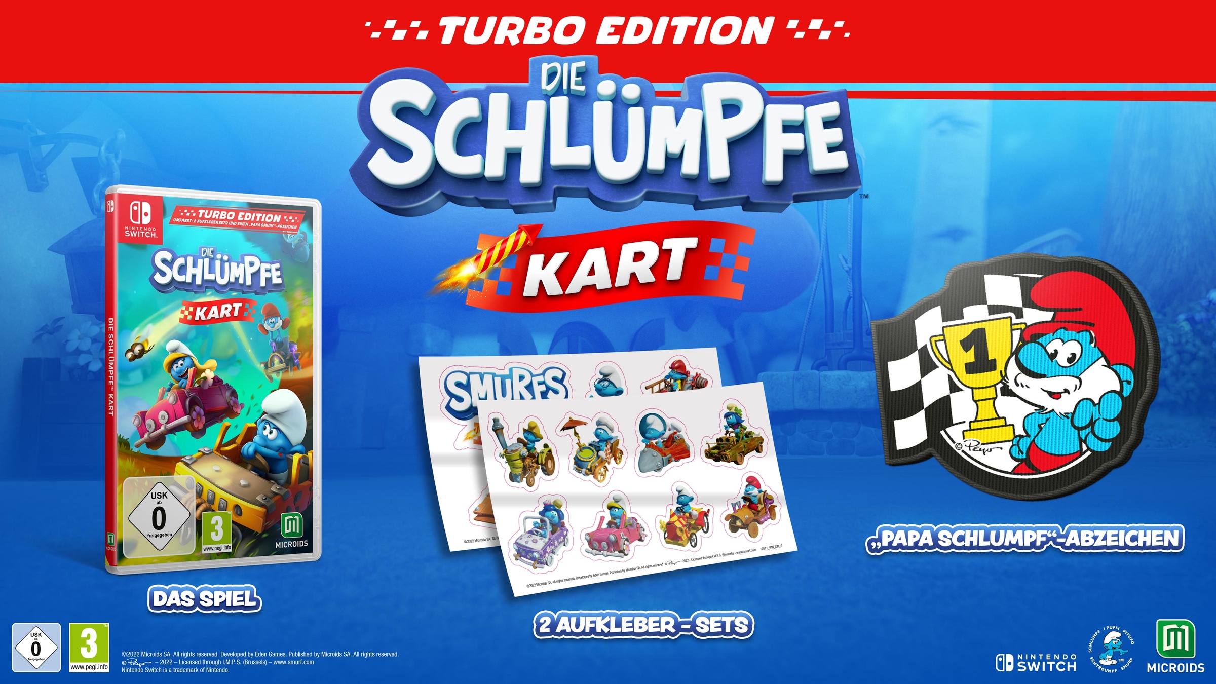 Astragon Spielesoftware »Die Schlümpfe: Kart - Turbo Edition«, Nintendo Switch