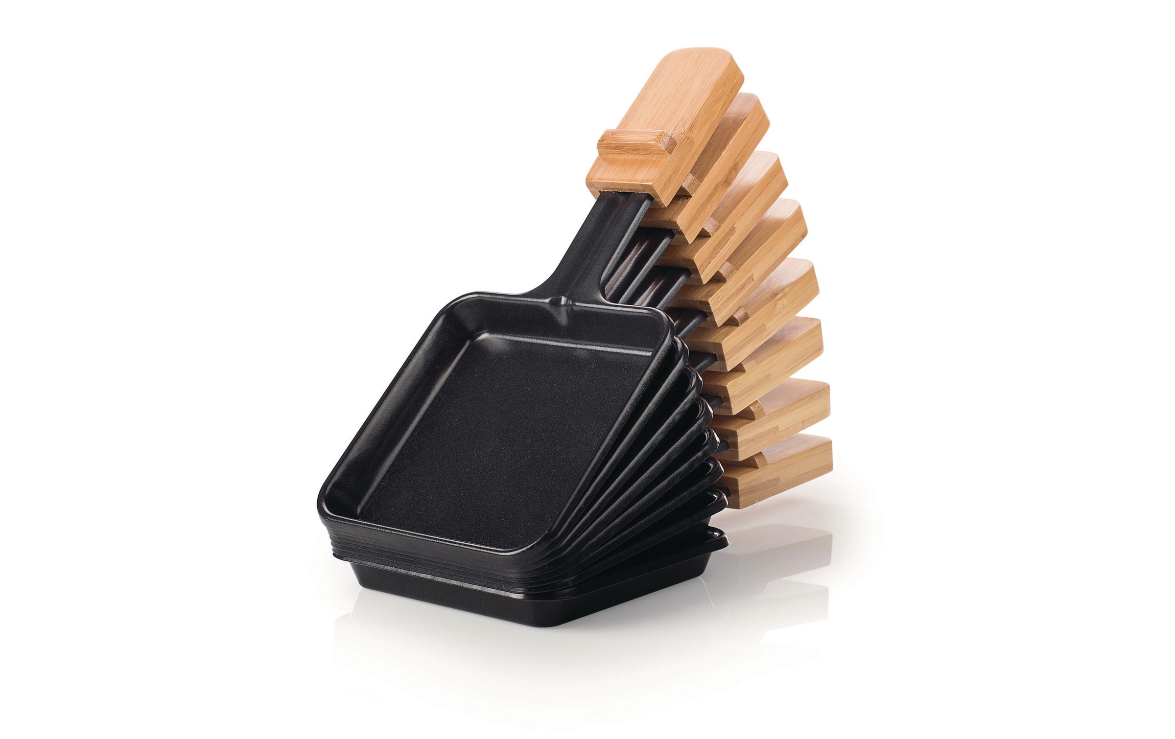 KOENIG Raclette »Bamboo«, 8 St. Raclettepfännchen, 1200 W