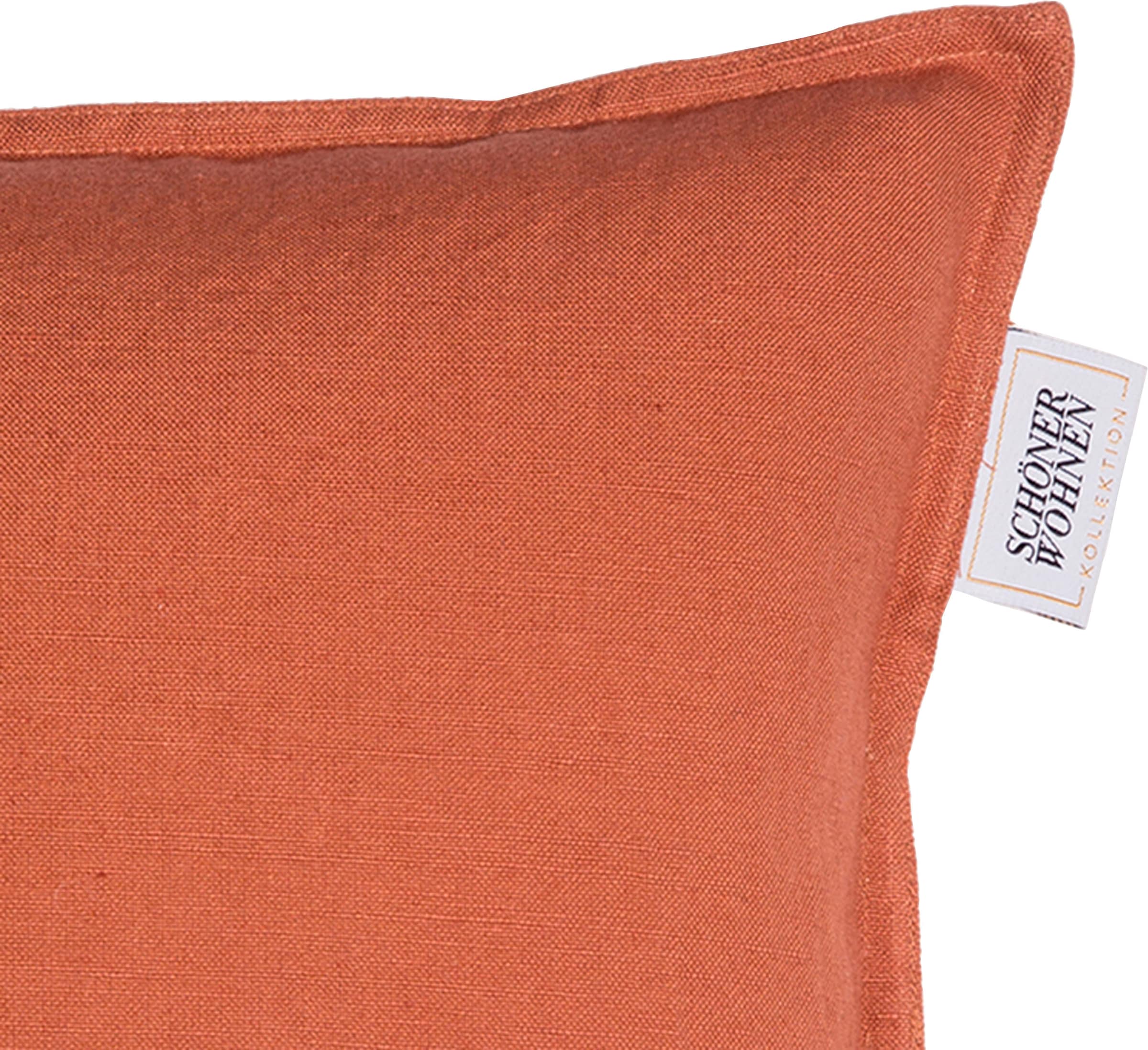 SCHÖNER WOHNEN-Kollektion Kissenbezug »Lino«, (1 St.), aus hochwertigem, natürlichem Materialmix