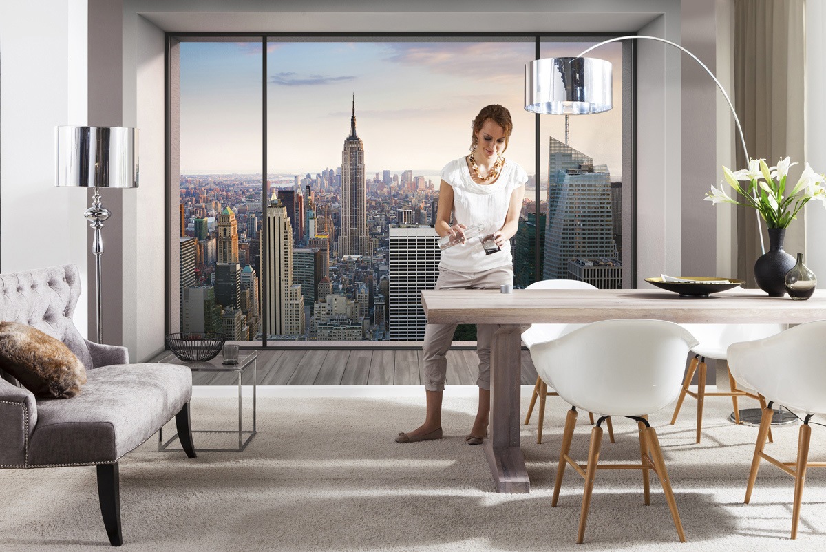 Image of Komar Fototapete "Papier Fototapete - Penthouse - Grösse 368 x 254 cm" Motiv bedruckt glatt
