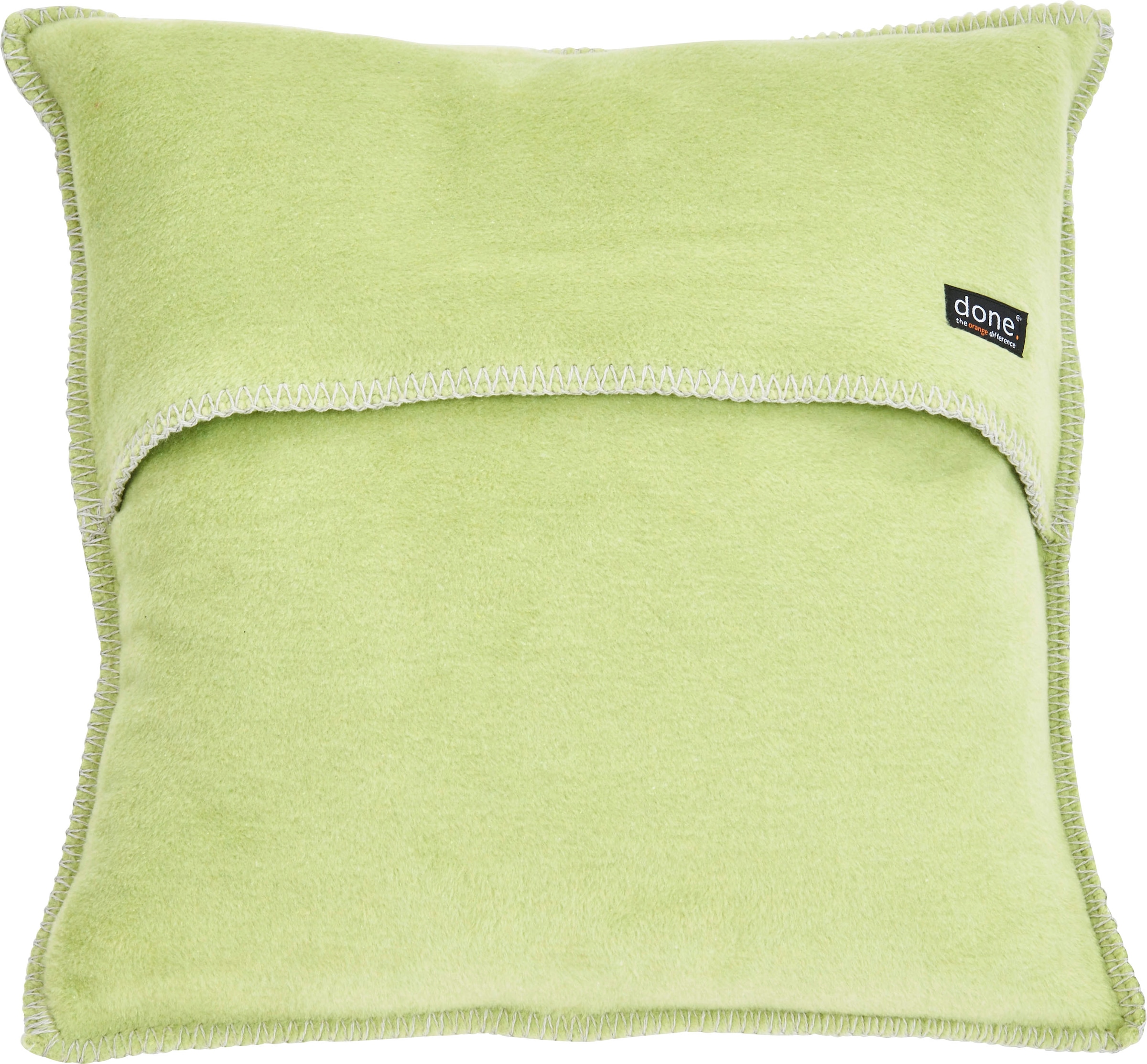 done.® Dekokissen »Cozy« unifarben, Hotelverschluss, Kissenhüle ohne Füllung, 1 Stück