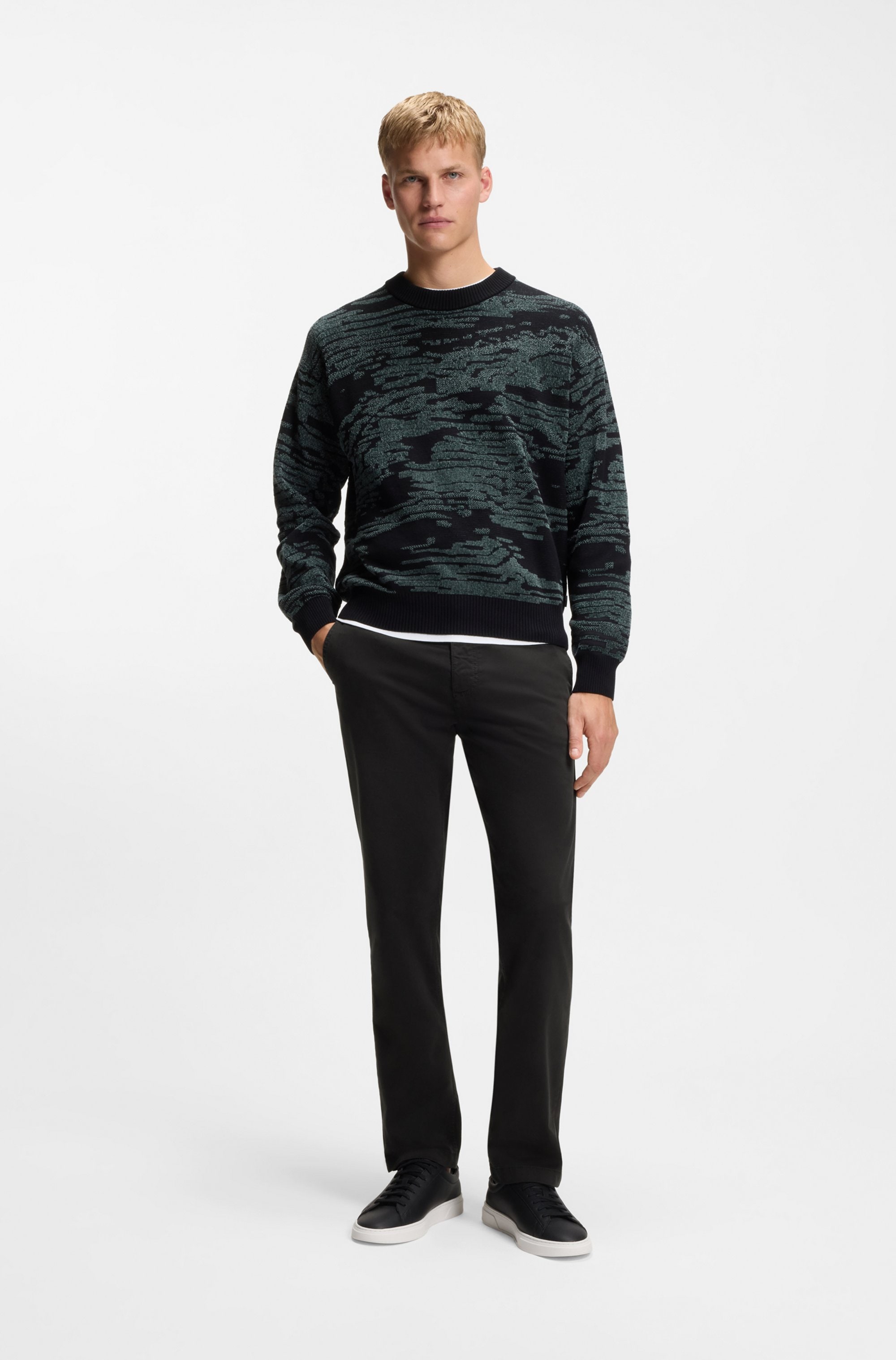 BOSS ORANGE Chinos »Regular«  in gerader From