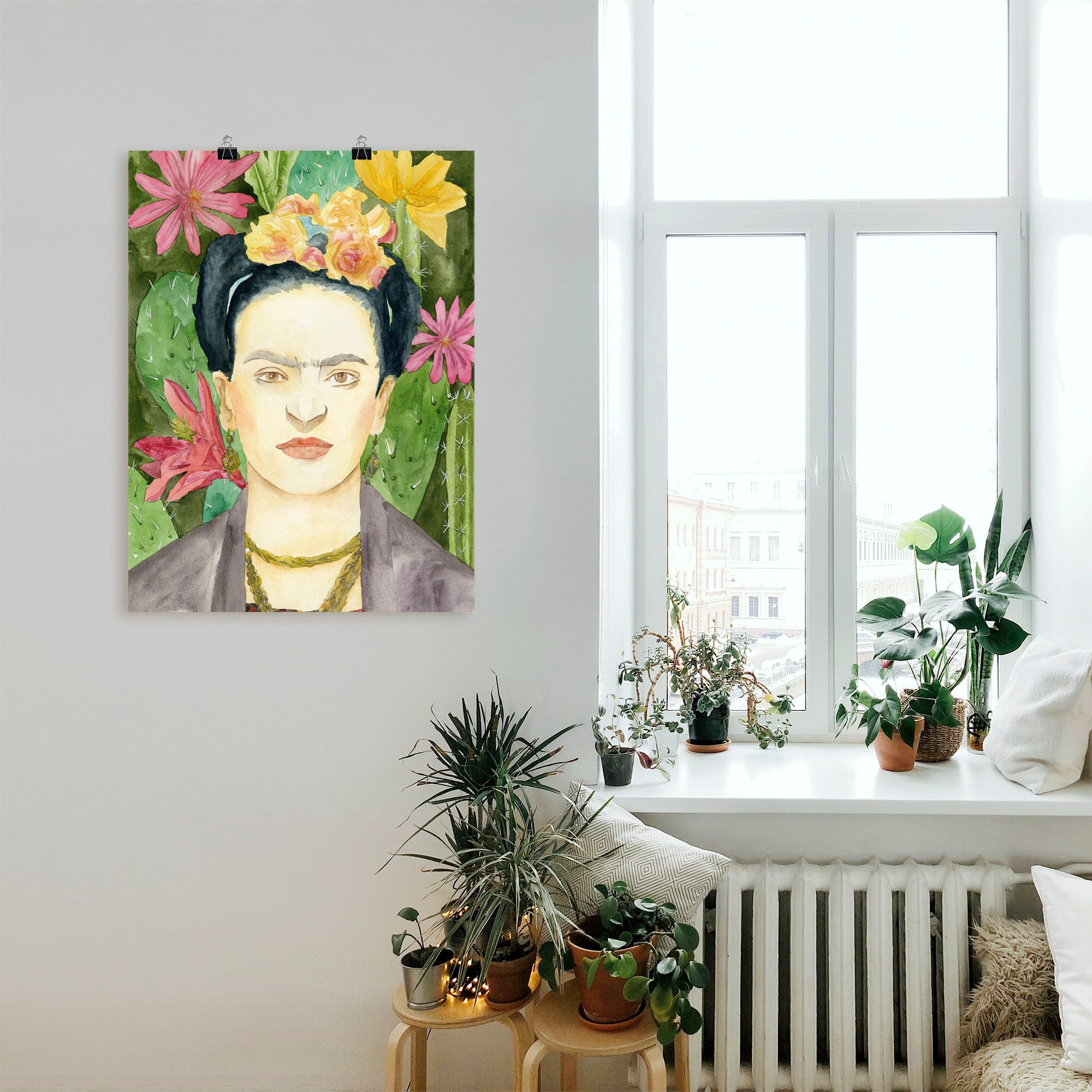 Artland Wandbild »Frida Kahlo I«, Bilder von Frauen, (1 St.), als Leinwandbild, Poster in verschied. Grössen