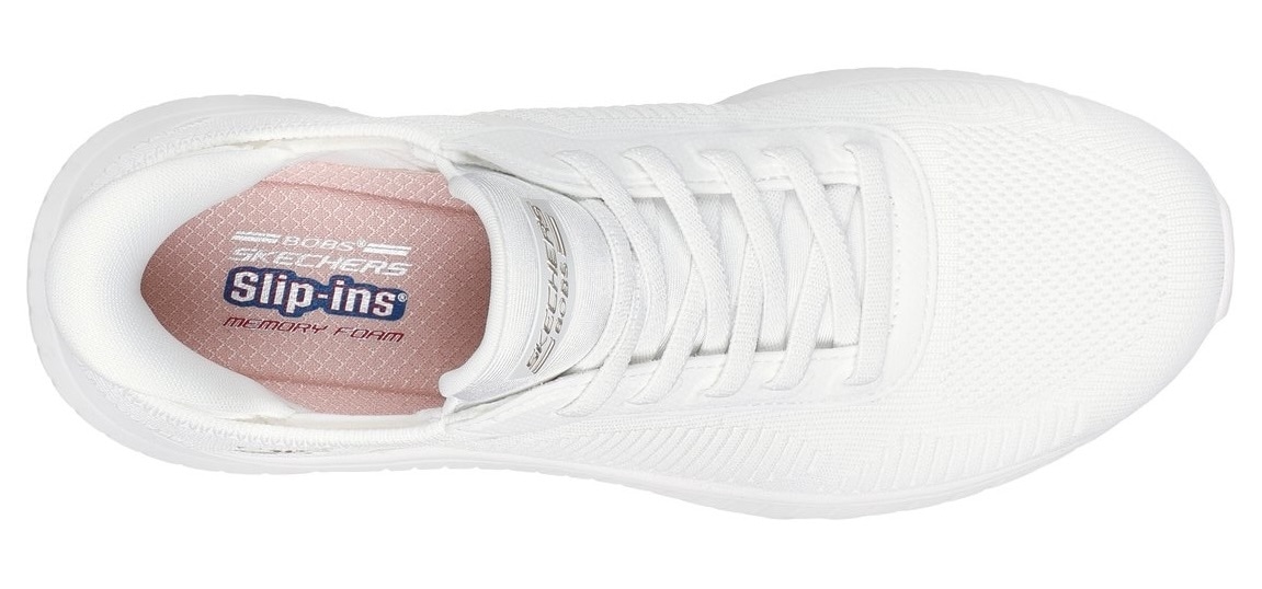Skechers Baskets slip-on »BOBS SQUAD CHAOS-CURRENT MUSE«  , Slipper, Freizeitschuh in veganer Verarbeitung