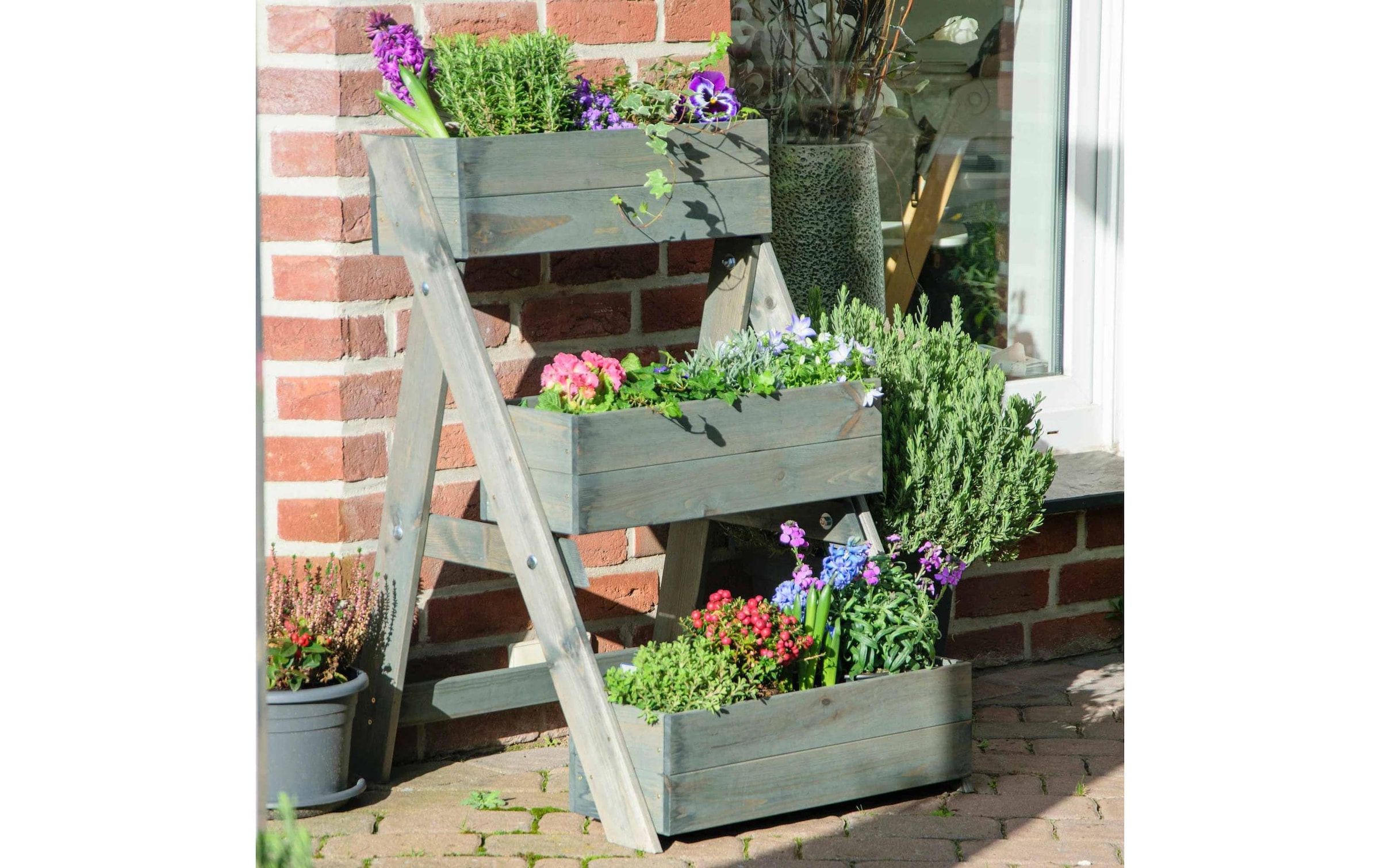dobar Hochbeet »Pflanztreppe 3-stufig«