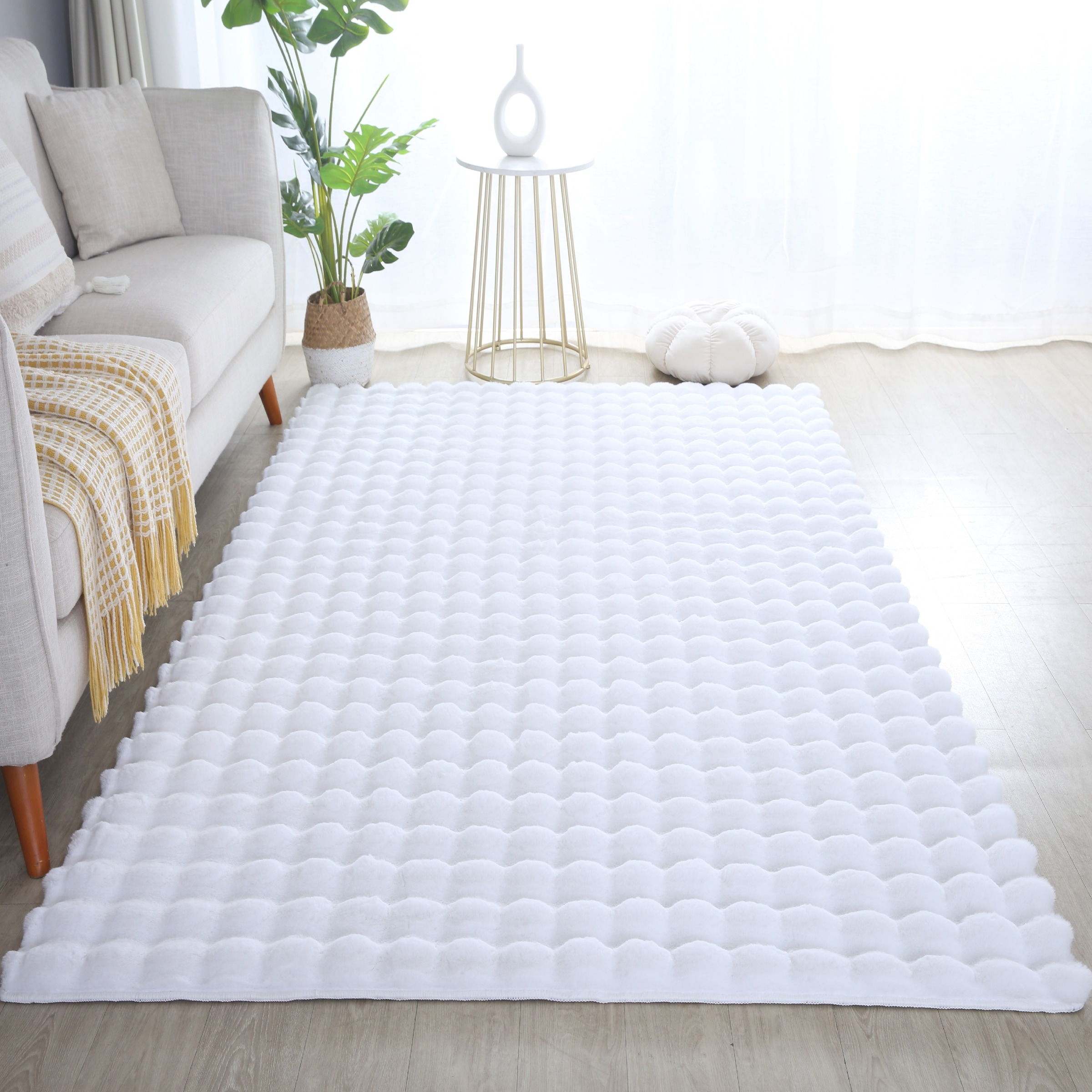 Image of Ayyildiz Teppiche Hochflor-Teppich "AMBIANCE 5110" rechteckig 25 mm Höhe Läufer / Besonders weich / Dicker Flor / Pflegeleicht