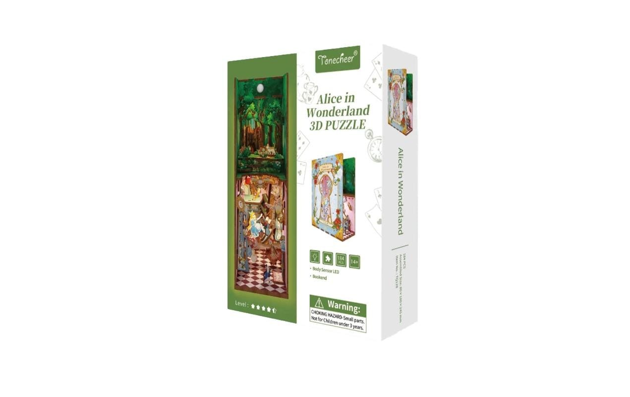   Modellbausatz »Tonecheer Book Nook Alice in Wonderland« 184 Stk. tlg.