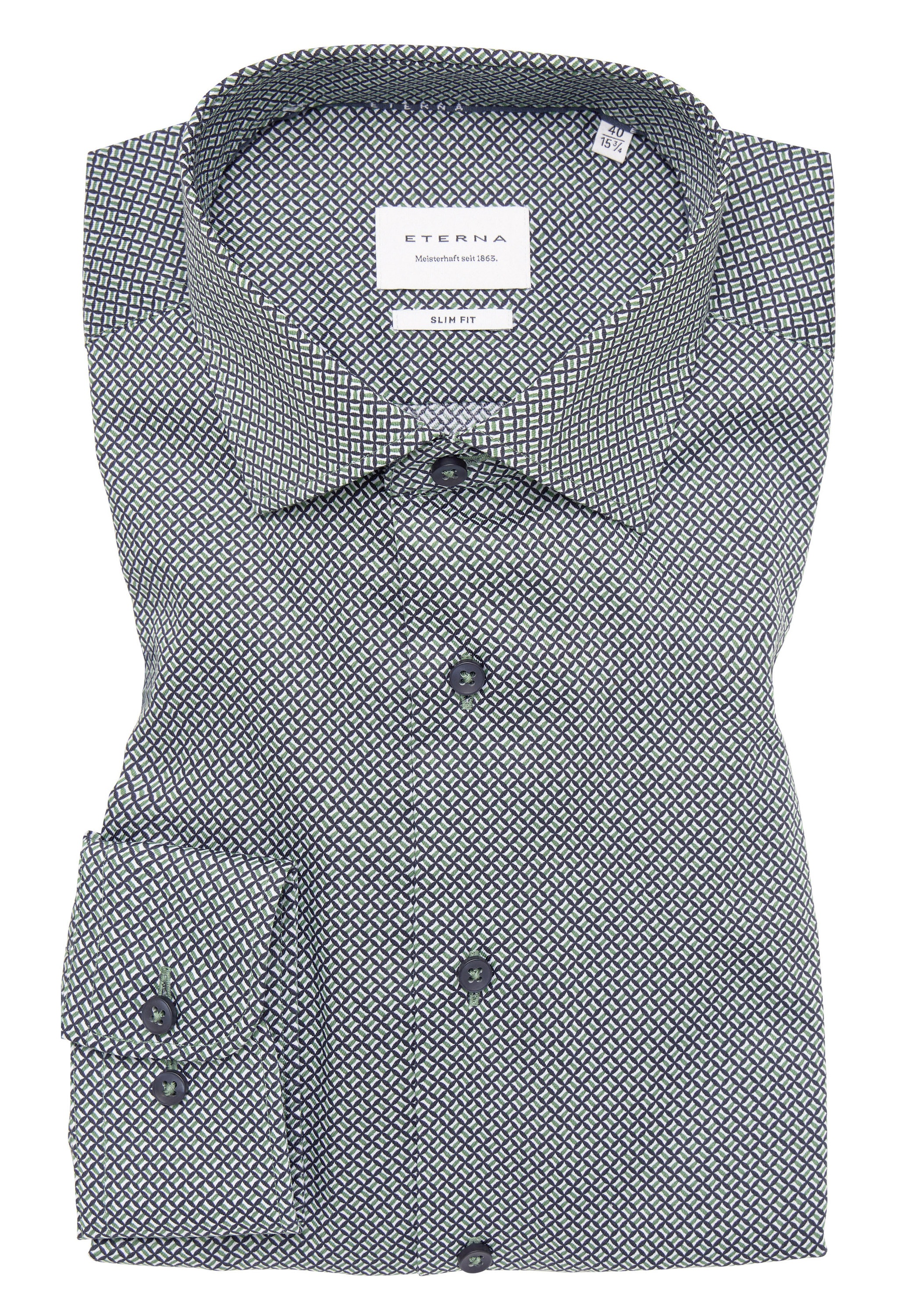 Eterna Langarmhemd »SLIM FIT«, NON IRON (bügelfrei)