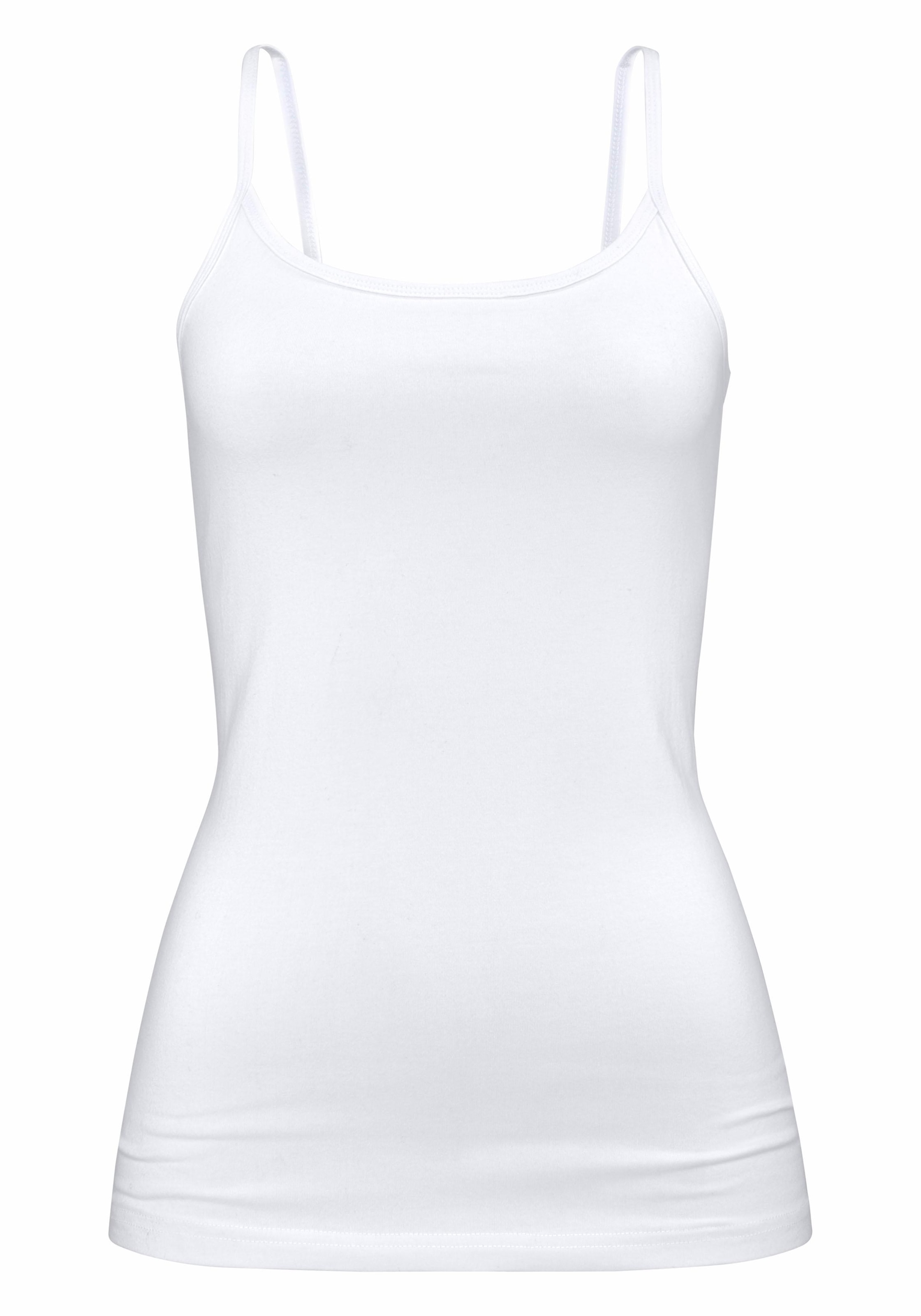 ♕ H.I.S Unterhemd, (2er-Pack), aus elastischer Baumwoll-Qualität,  Spaghettiträger-Top, Unterziehshirt versandkostenfrei kaufen