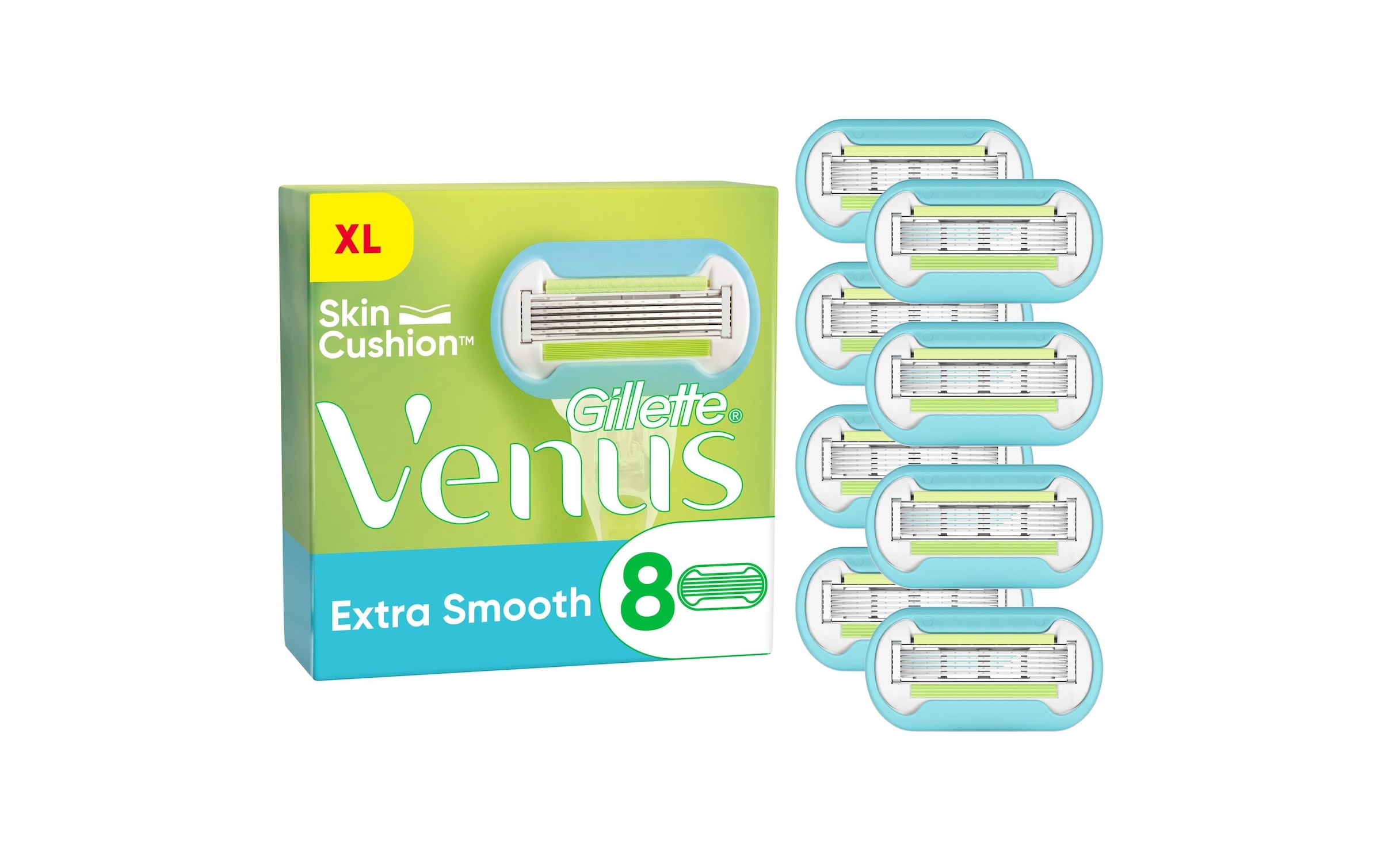 Gillette Venus Rasierklingen »Rasierklingen Extra Smooth 8 Stück«, (8 tlg.)