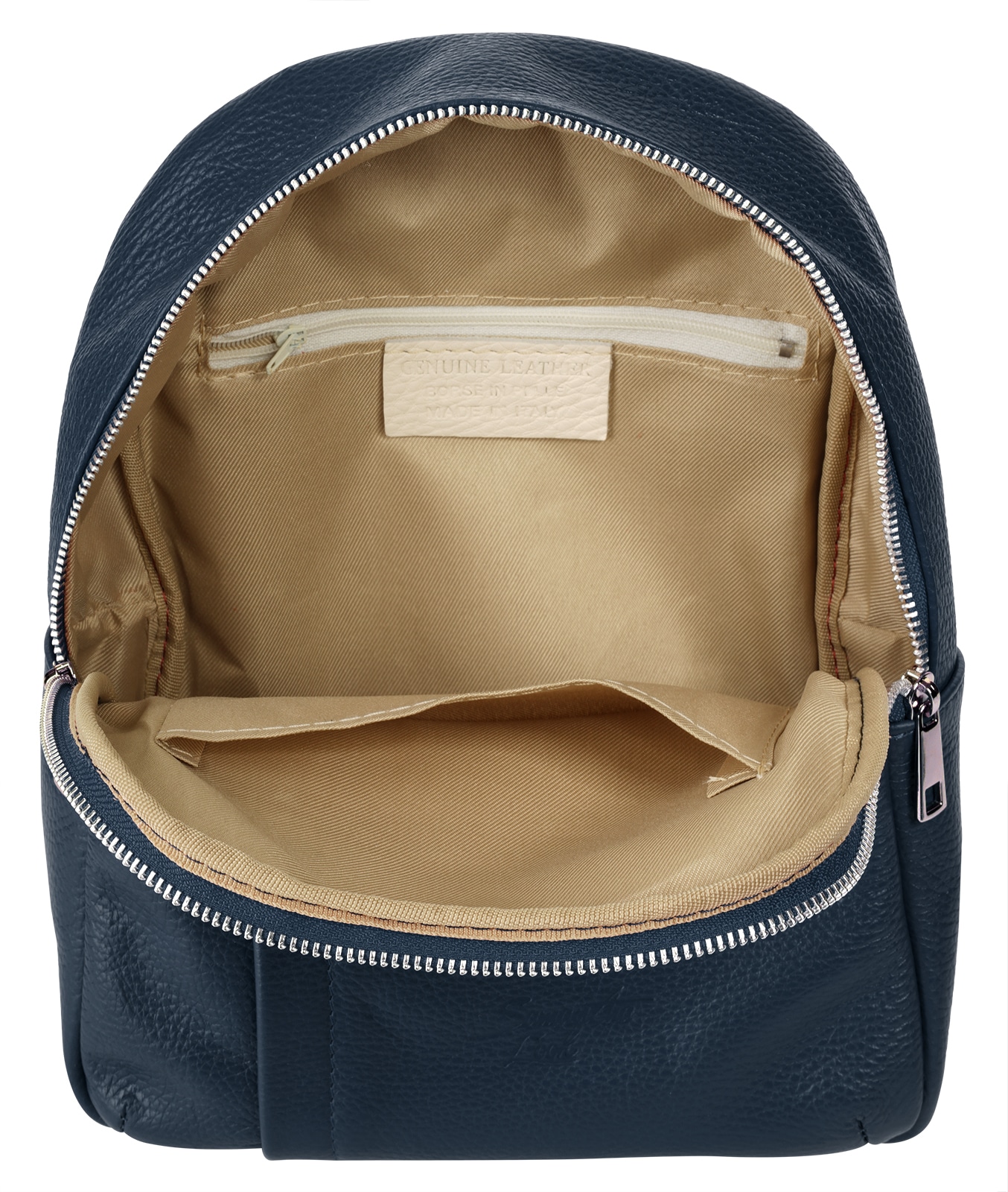 Samantha Look Cityrucksack, Echt Leder, Made in Italy