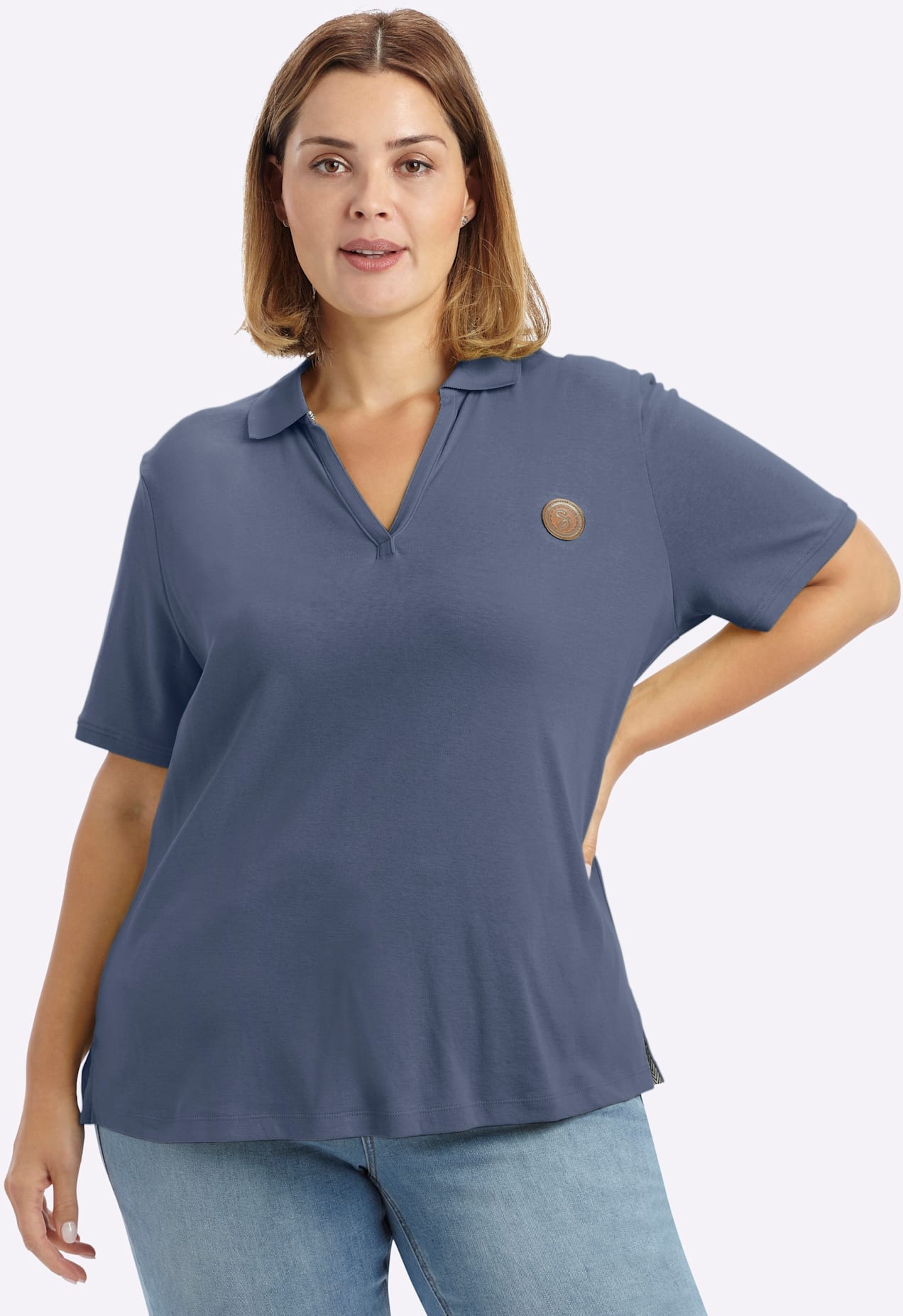 Image of Sheego Poloshirt "Poloshirt" 1