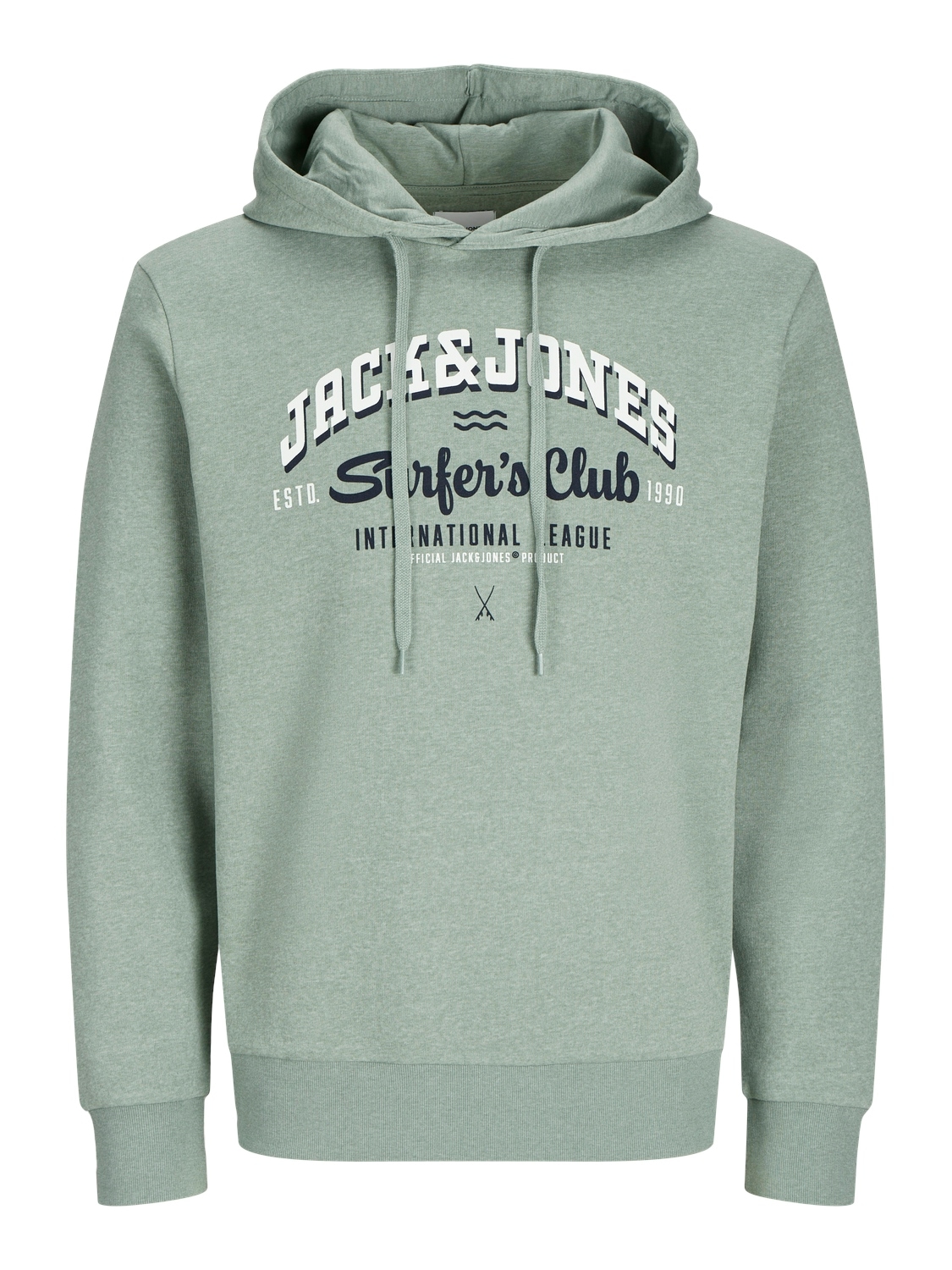 Jack & Jones PlusSize Hoodie »JJELOGO SWEAT HOOD 2 COL 24/25 NOOS PLS«, mit Logo Frontprint