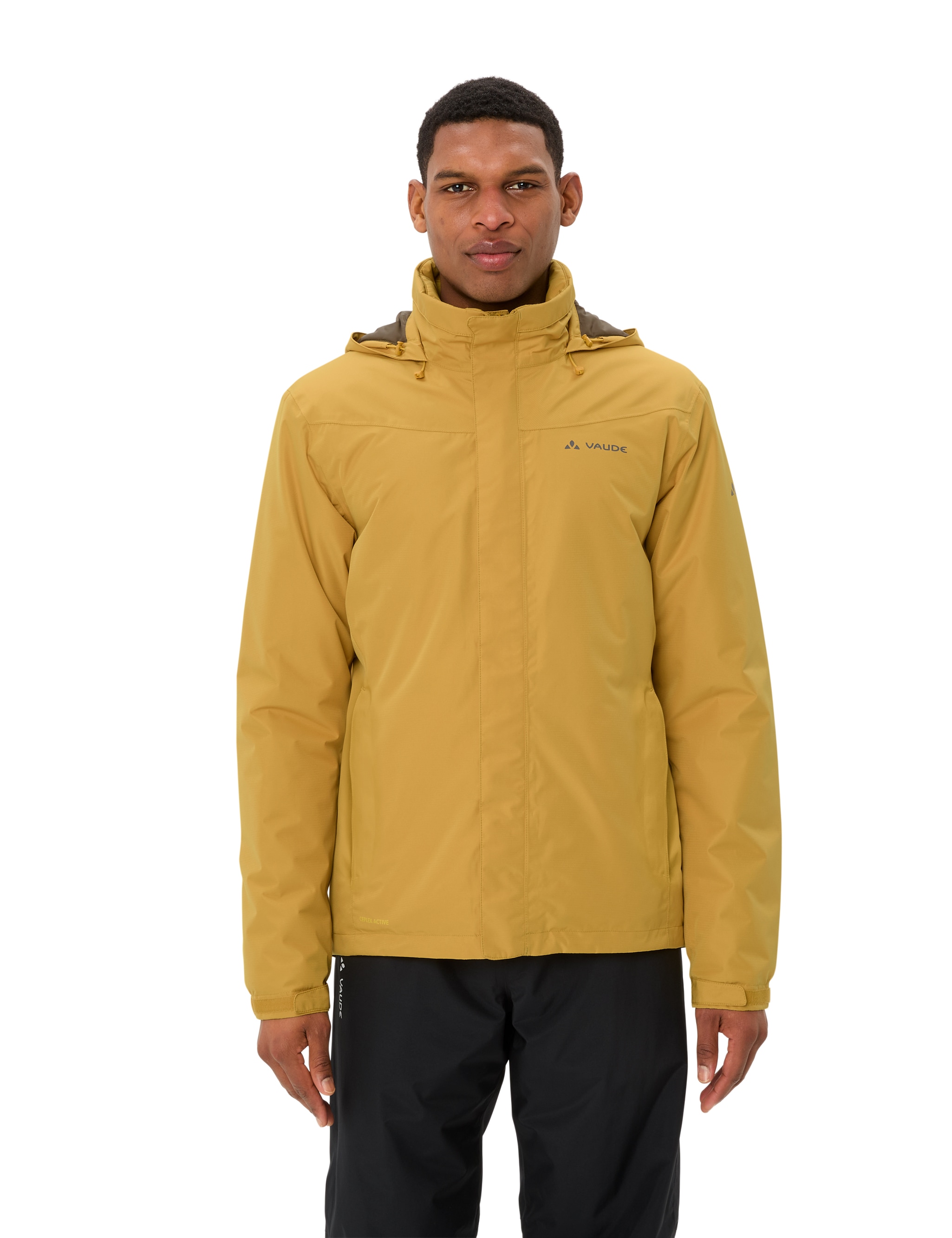 Image of VAUDE Fahrradjacke "MENS ESCAPE BIKE WARM JACKET" mit Kapuze für Radsport, mit Ceplex-Active-Membran, wasser- und windabweisend