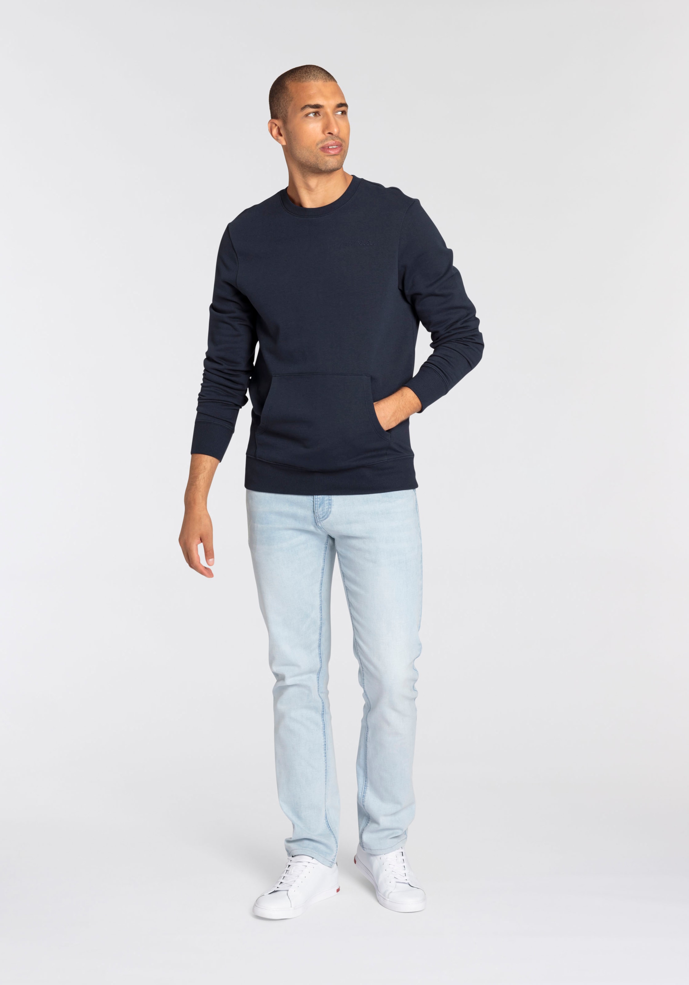 Bruno Banani Sweatshirt, mit Kängurutasche