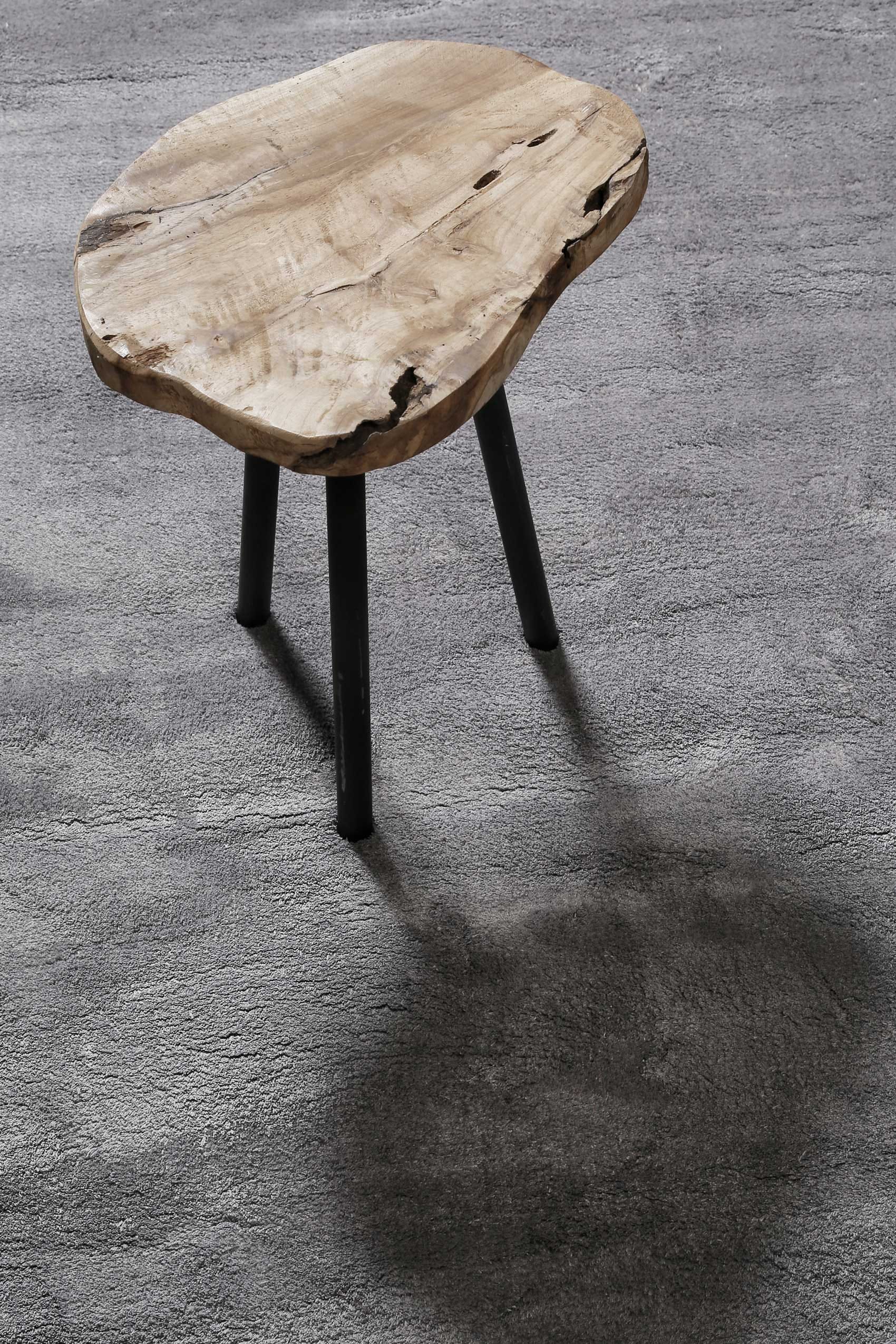 Homie Living Teppich »Sienna«, quadratisch, 20 mm Höhe, Hochflor, Microfaser, uni, weich & kuschelig, Wohnzimmer, Schlafzimmer