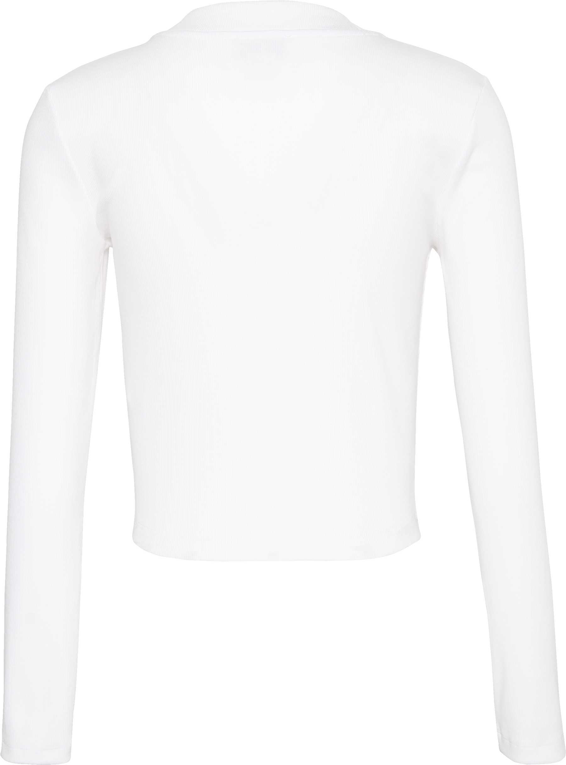 Calvin Klein Jeans Langarmshirt Rundhalsausschnitt, figurbetonte Passform, Logodruck