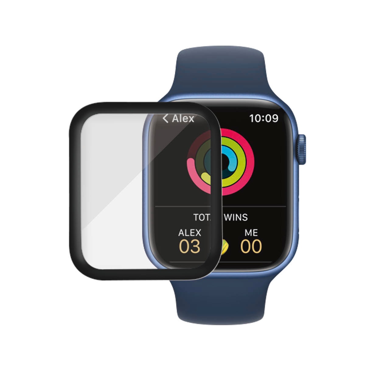 PanzerGlass Verre de protection d'écran »Screen Protector Glass« für Apple Watch Series 7/8 45mm