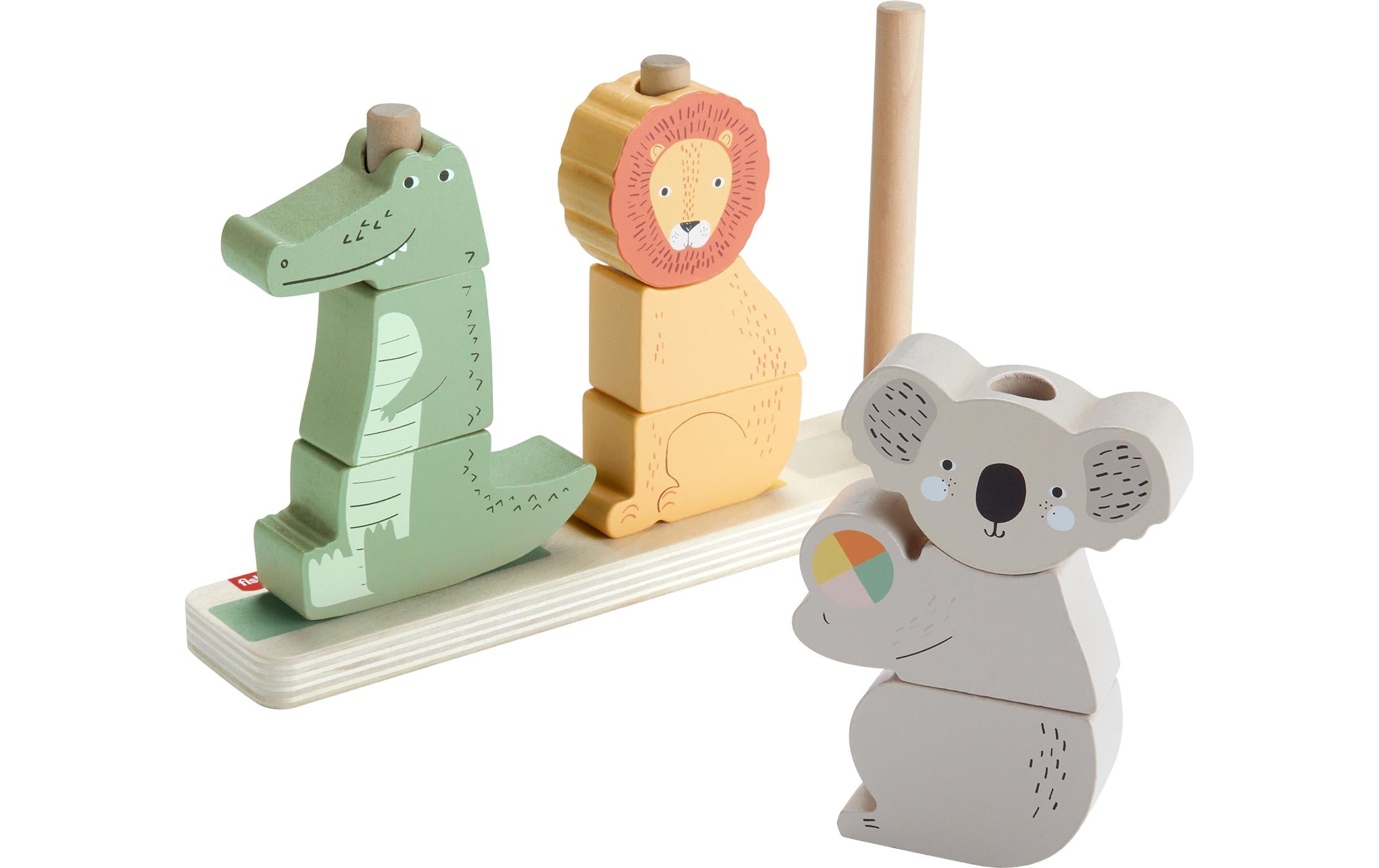 Fisher-Price® Stapelspielzeug »Tierwelt aus Holz«